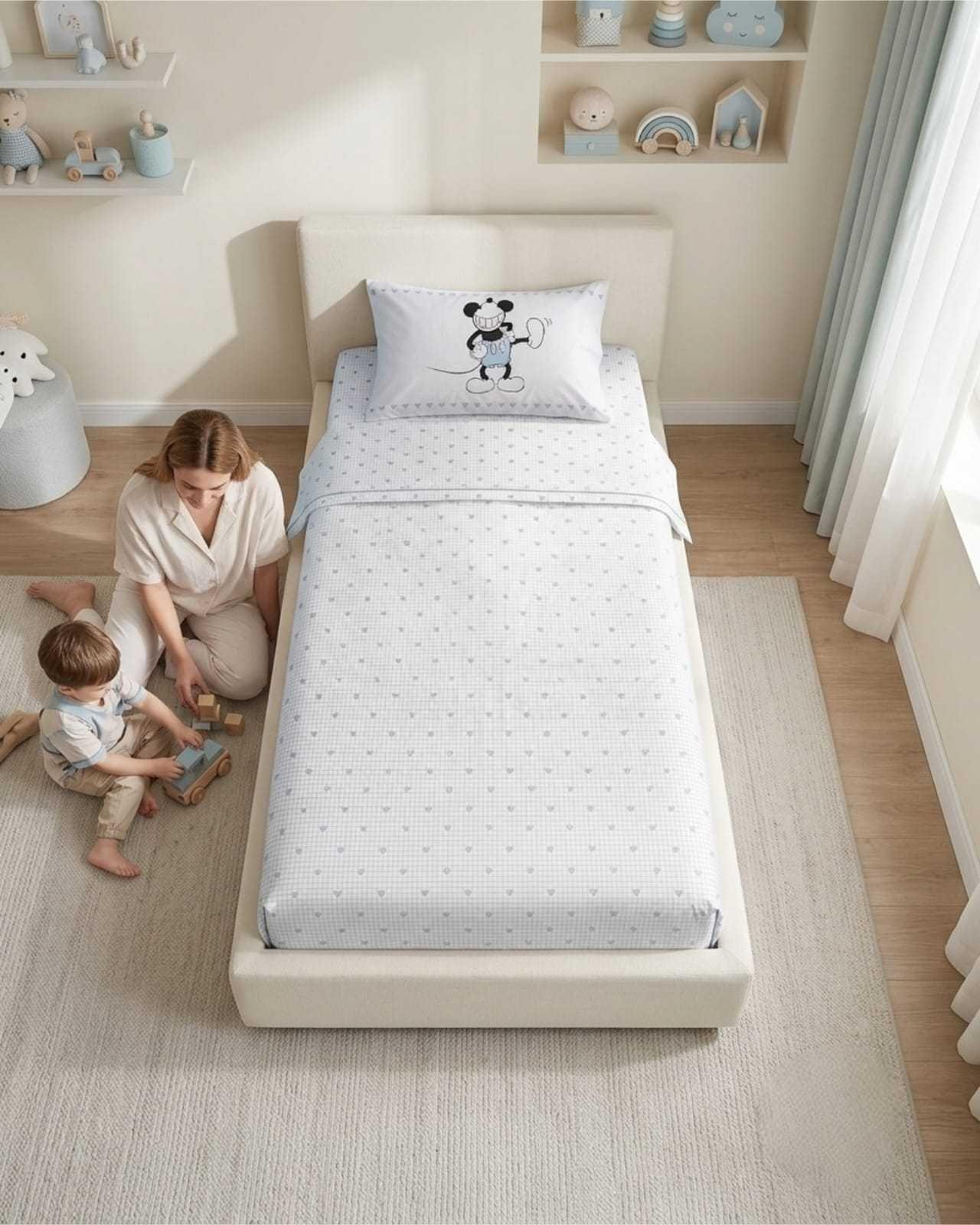 Set de Sábanas 1,5 Plazas Estampado Infantil Contemporáneo 04-1