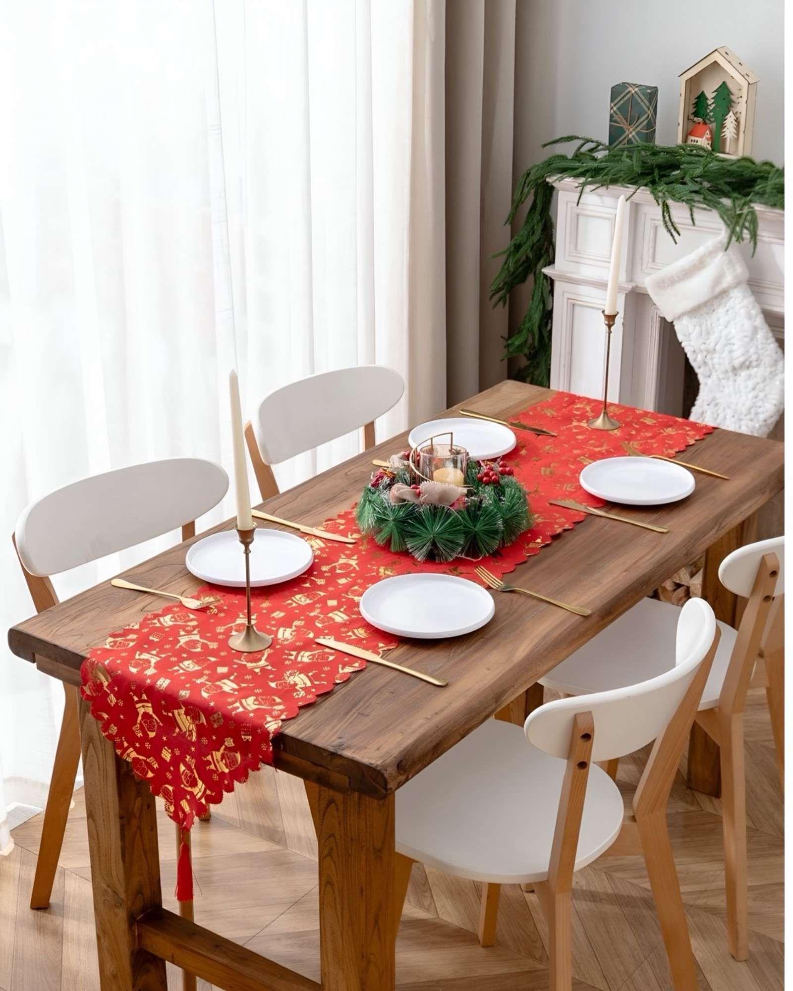 Mantel Camino de mesa diseño navidad 30 x 180 cm 06-2
