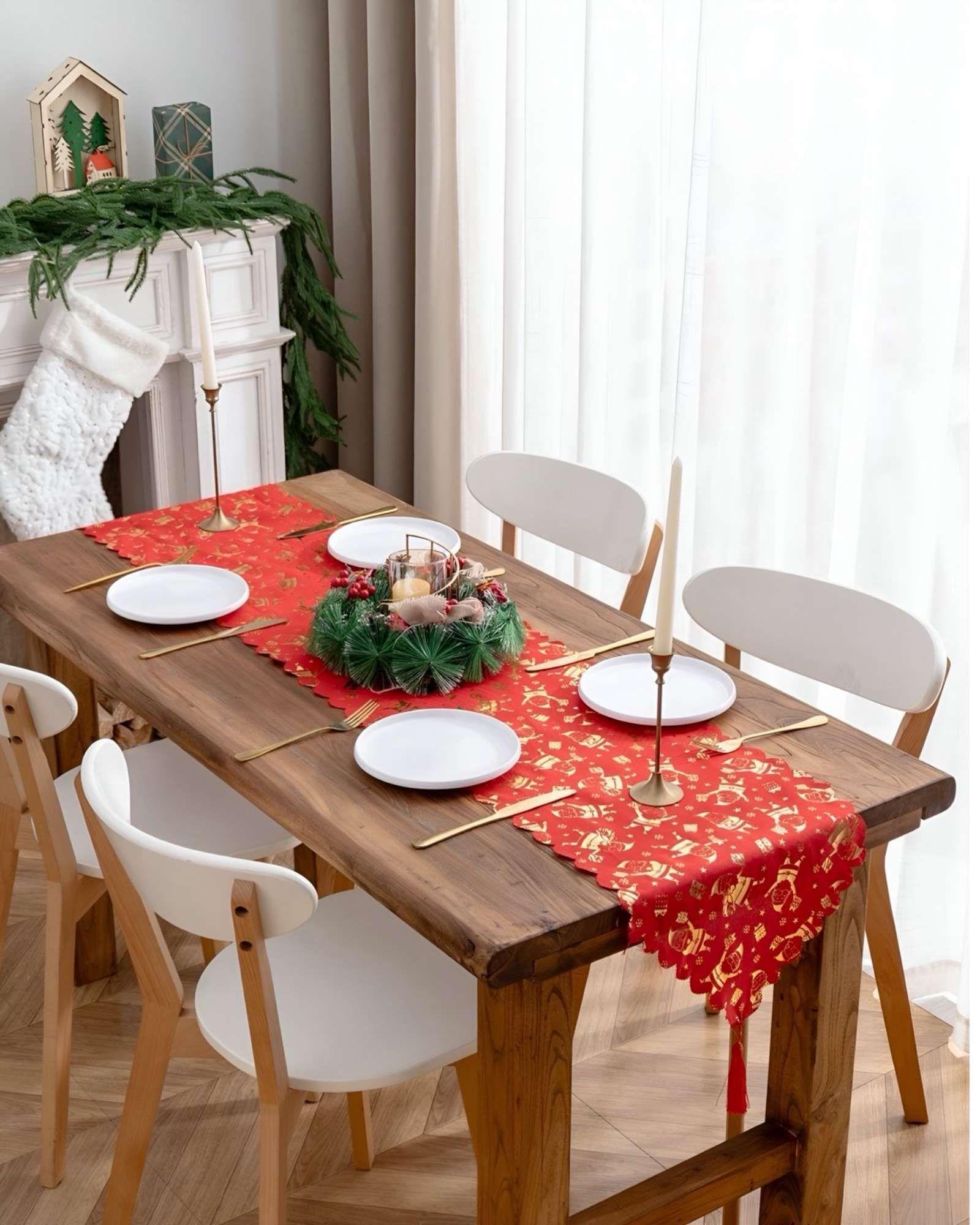 Mantel Camino de mesa diseño navidad 30 x 180 cm 06-3