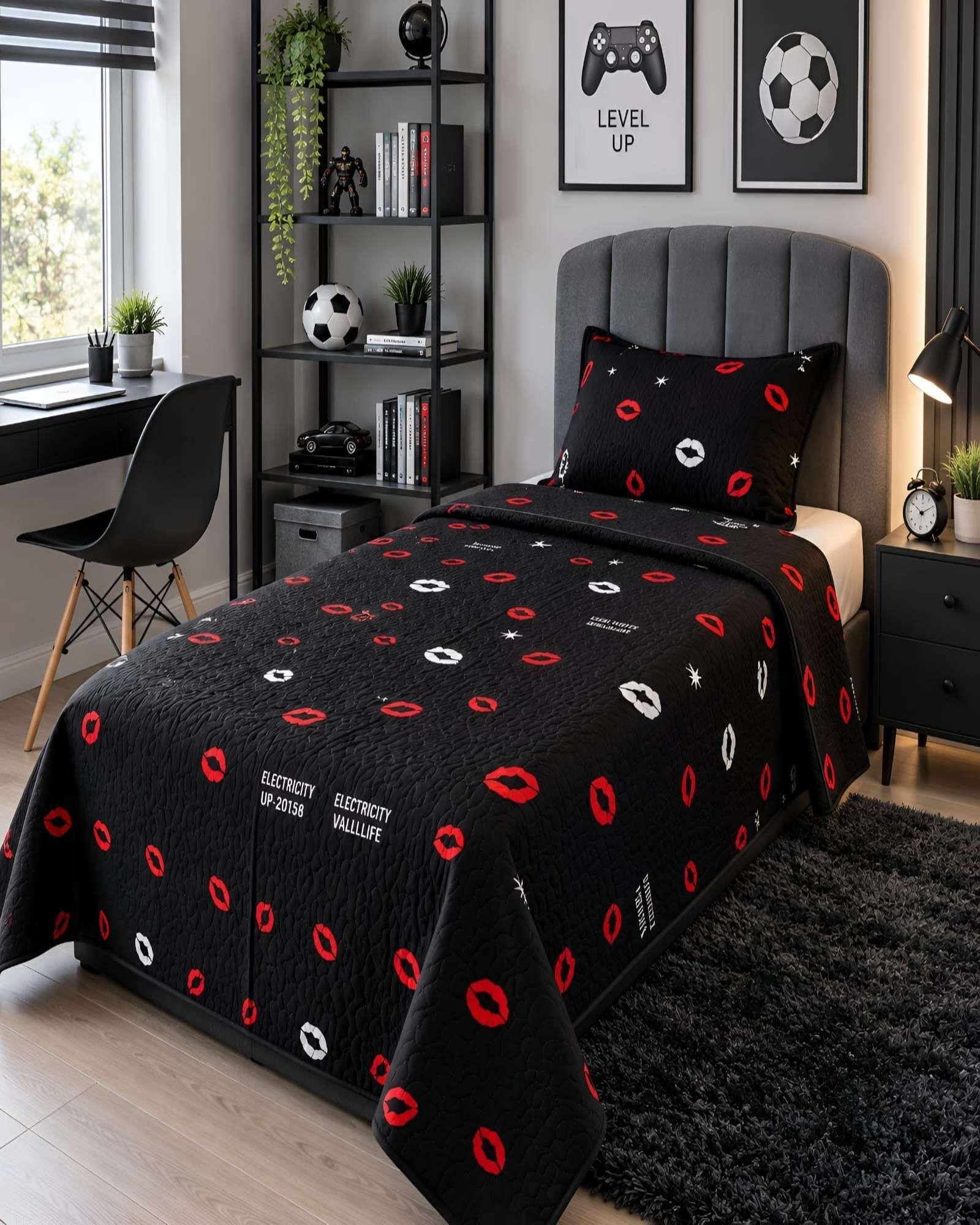 Cubrecamas Quilt De Verano Plaza y Media Ligero Y Transpirable m17-0