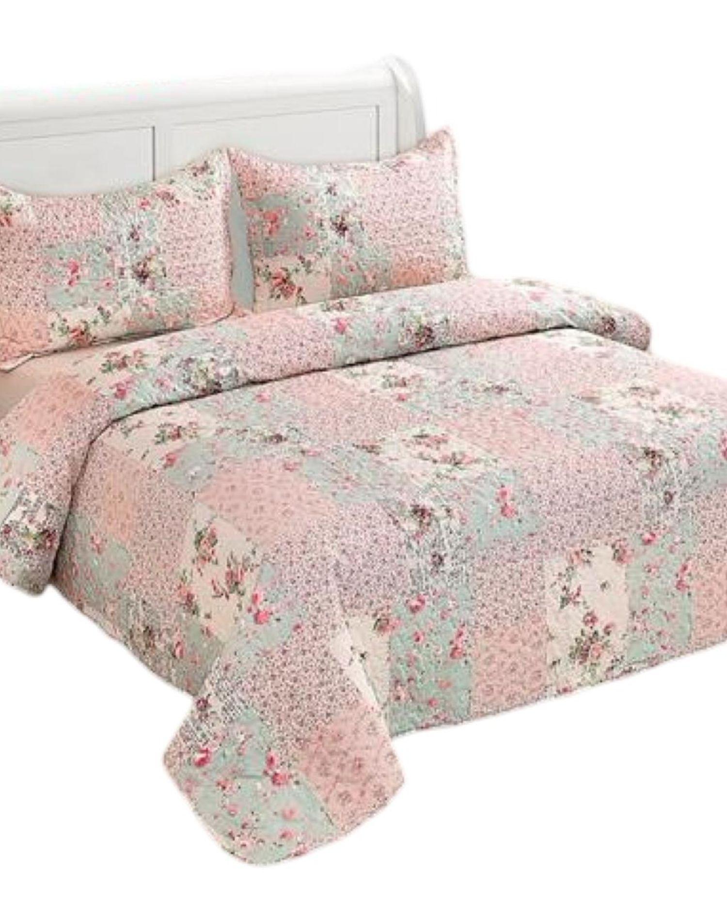 Cubrecama Quilt 2 Plazas+2 Fundas Verano Fresco 13n26-1