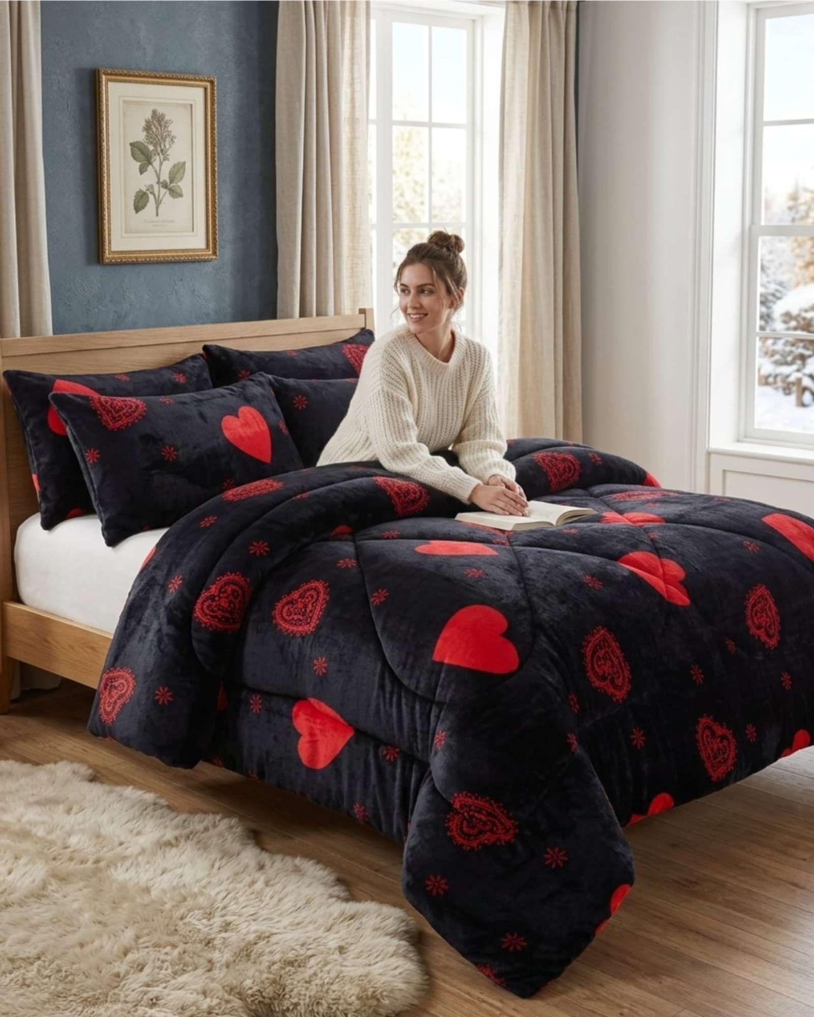 Plumón Térmico 2 Plazas Plush y Chiporro Extra Cálido Invierno A20-4