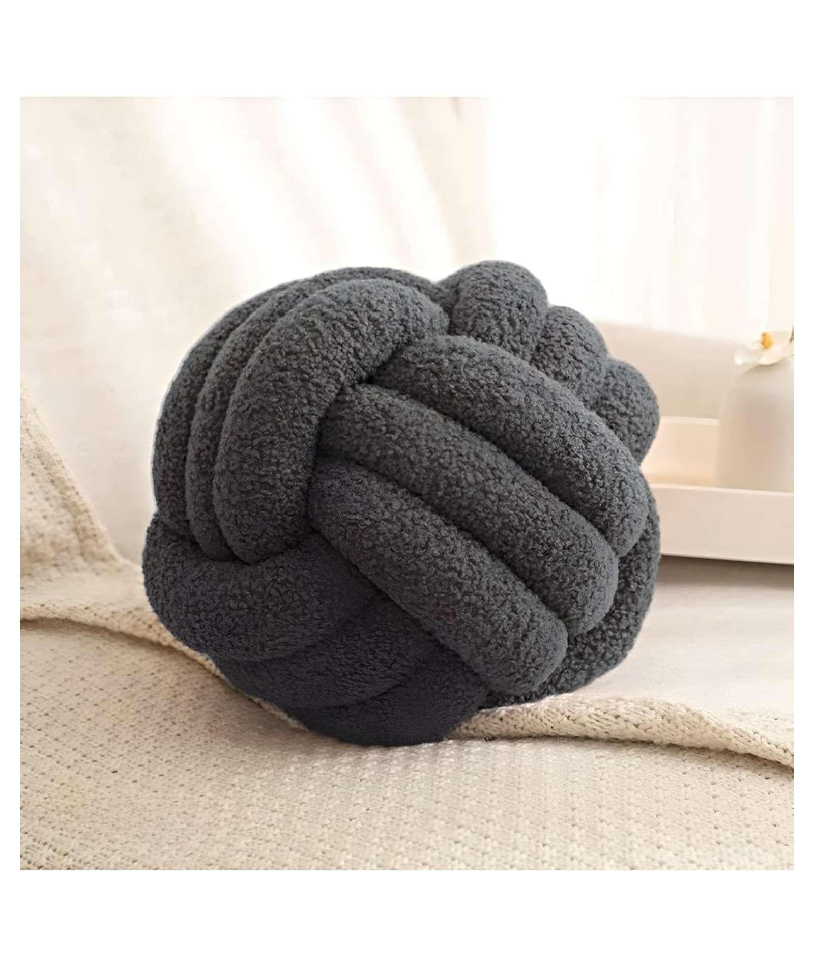COJIN ELEGANTE NUDO GRIS 22 CM-2