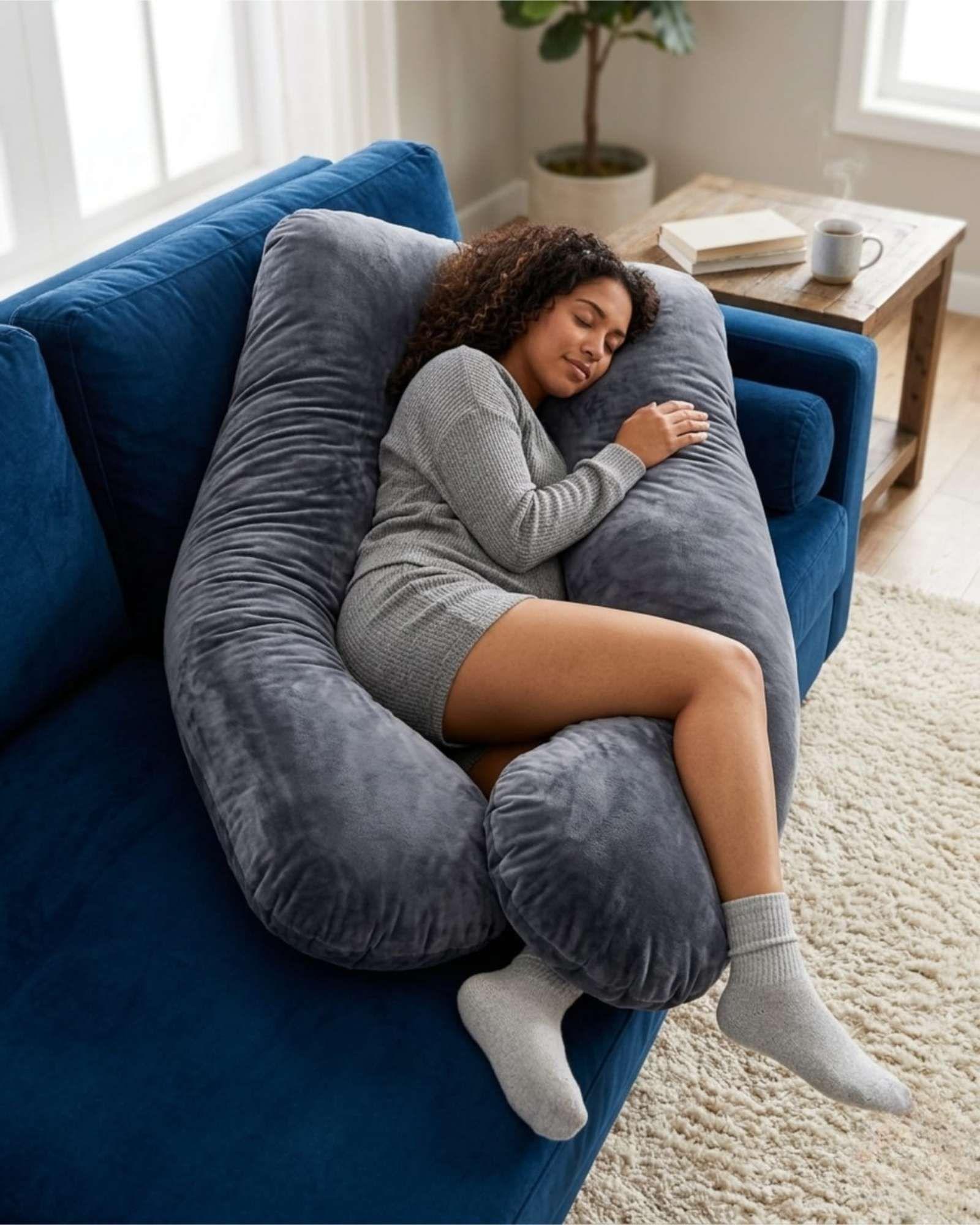 Almohada de Lactancia y Embarazo Multifuncional Ergonómica 02-0