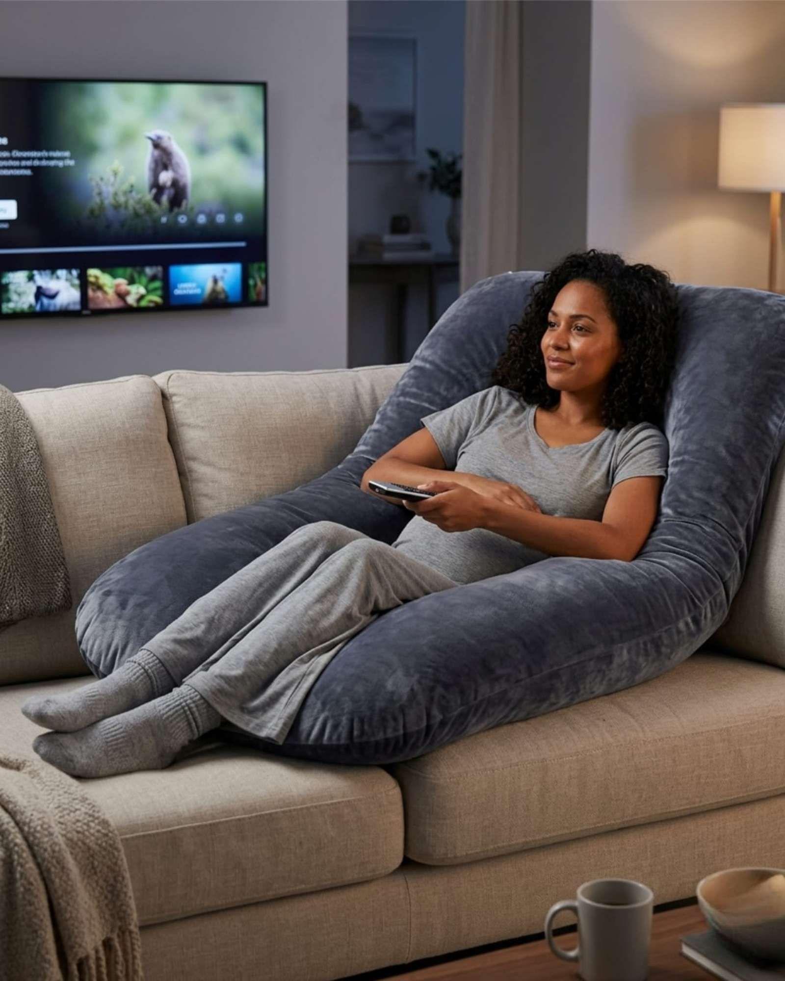 Almohada de Lactancia y Embarazo Multifuncional Ergonómica 02-3
