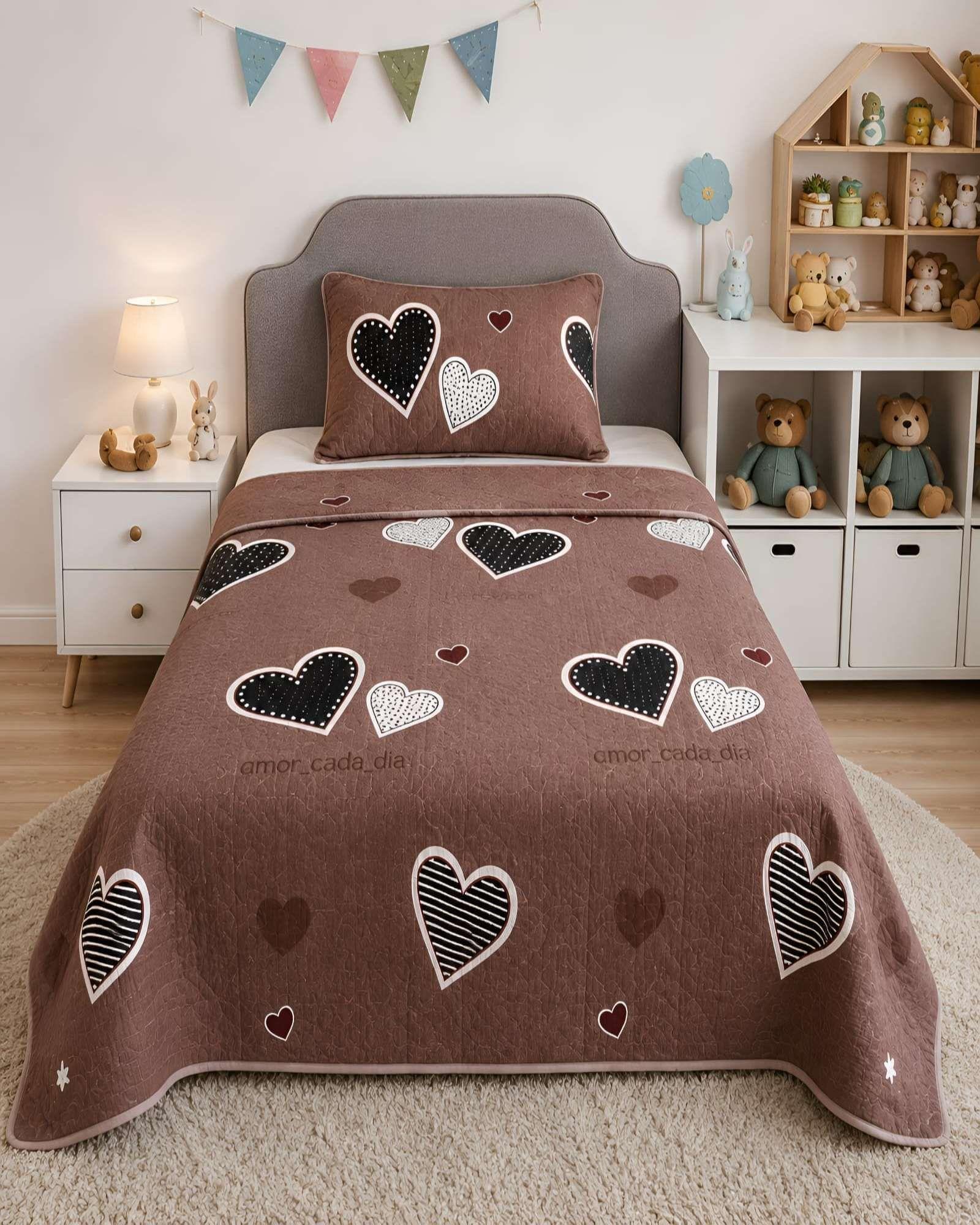 Cubrecamas Quilt De Verano Plaza y Media Ligero Y Transpirable m2-2
