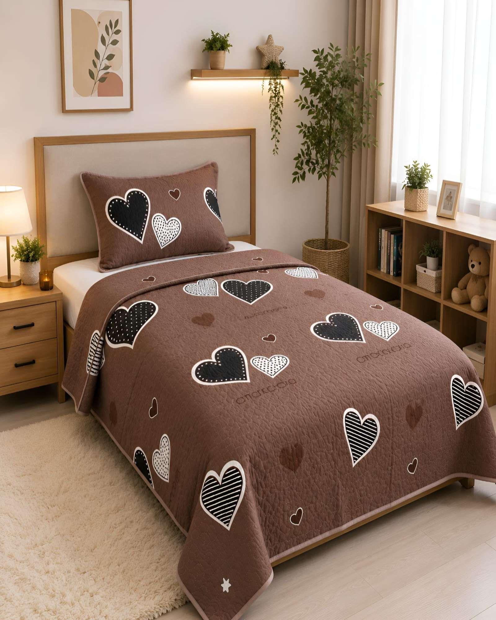 Cubrecamas Quilt De Verano Plaza y Media Ligero Y Transpirable m2-3