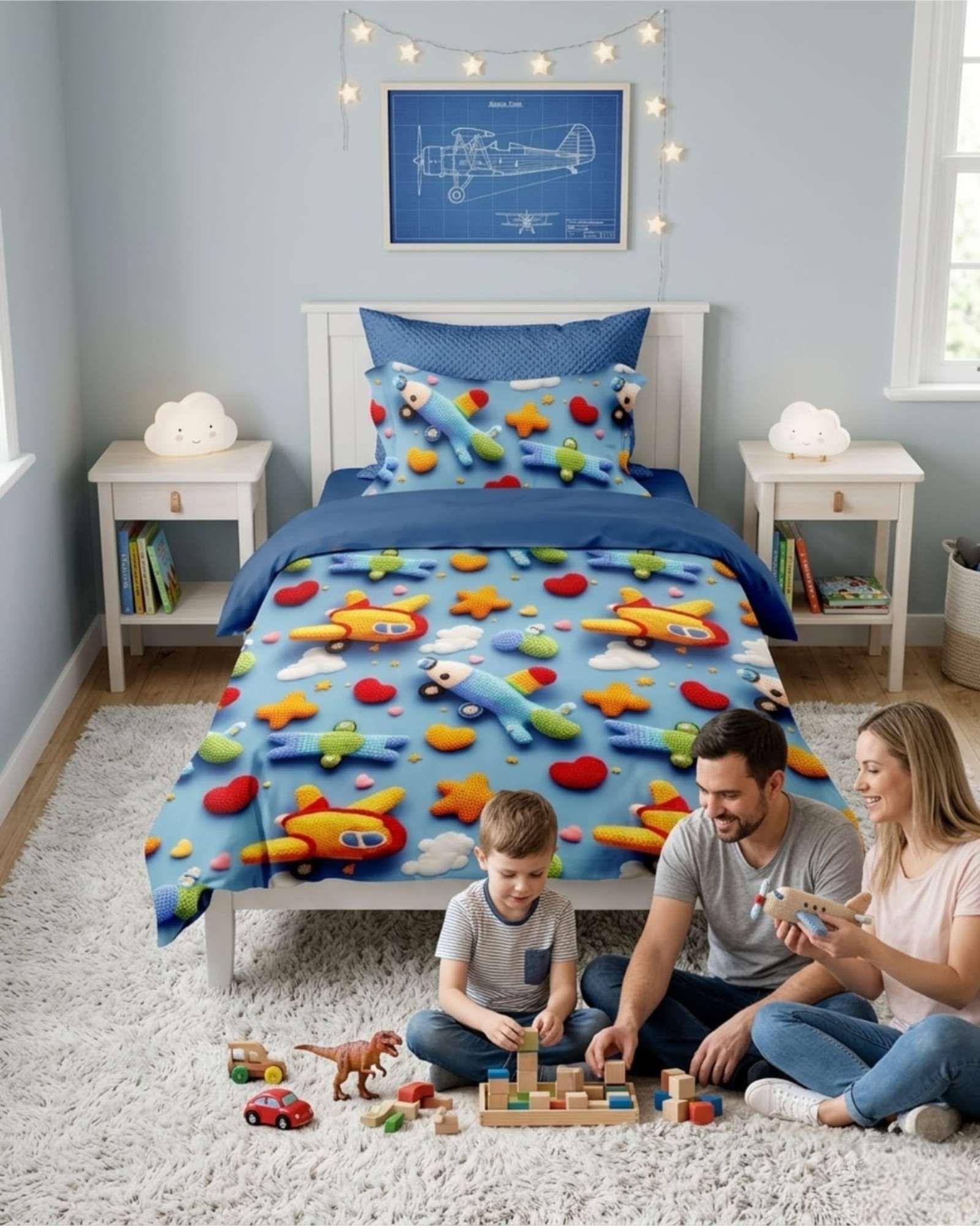 Quilt Cubrecamas Ligero Verano Efecto 5D Plaza y Media PM7-3