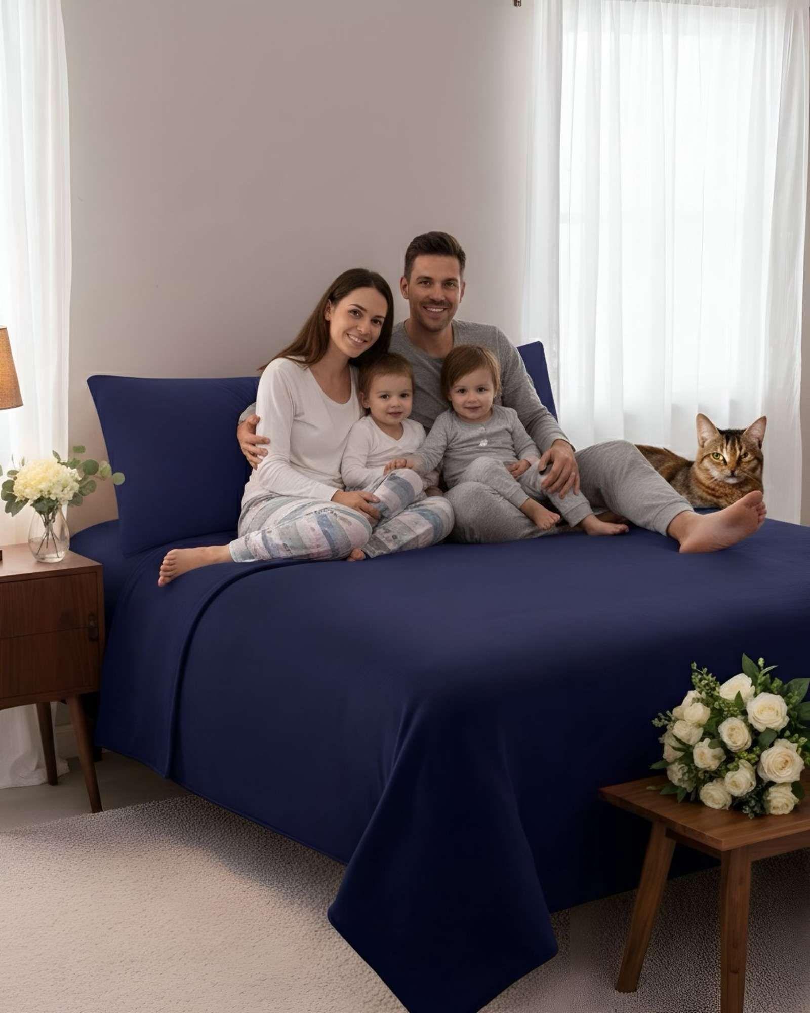 Sábana de Polar Ultra Suave Máxima Calidez y Confort Negra King c01-3