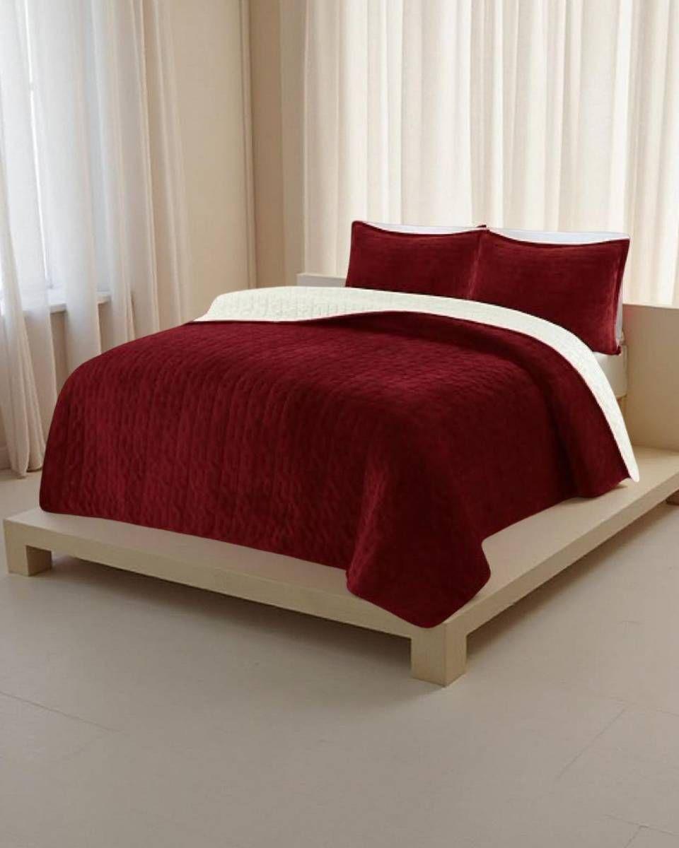 COBERTOR QUILT PLUSH DELGADO PLAZA Y MEDIA 180x230CM GS01-0