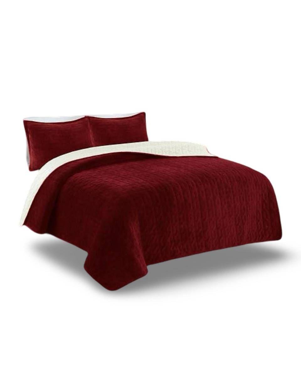 COBERTOR QUILT PLUSH DELGADO PLAZA Y MEDIA 180x230CM GS01-1