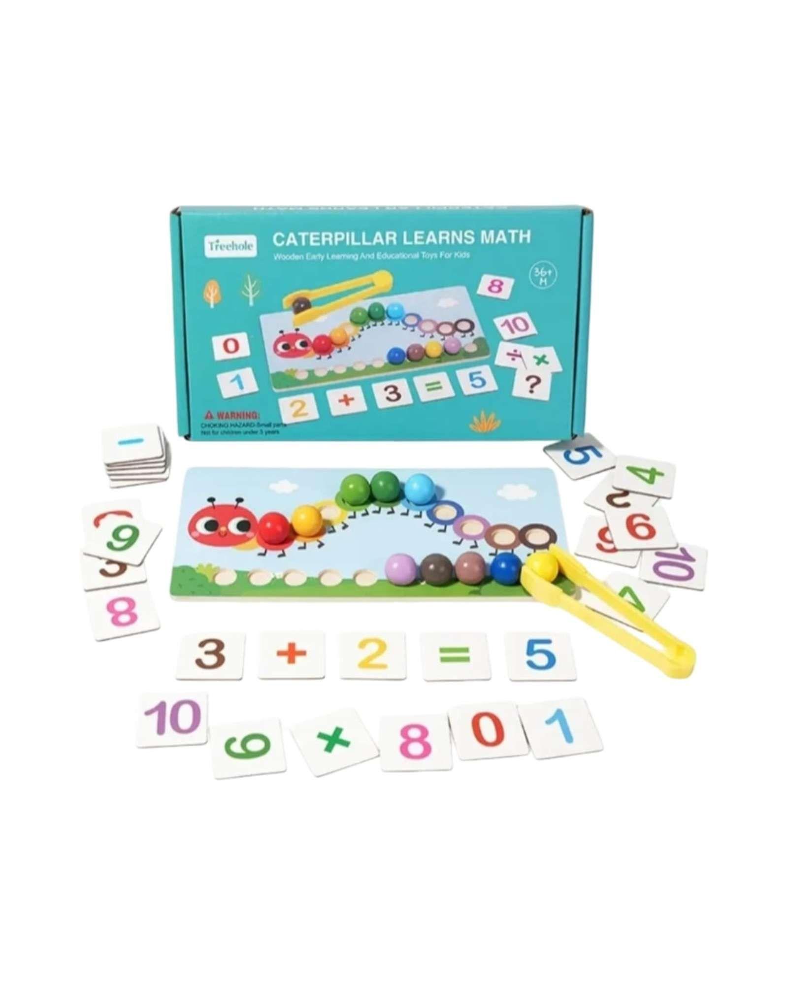 Juego Didactico Tablero De Madera Con Pinzas Cuentas Y Numeros -5