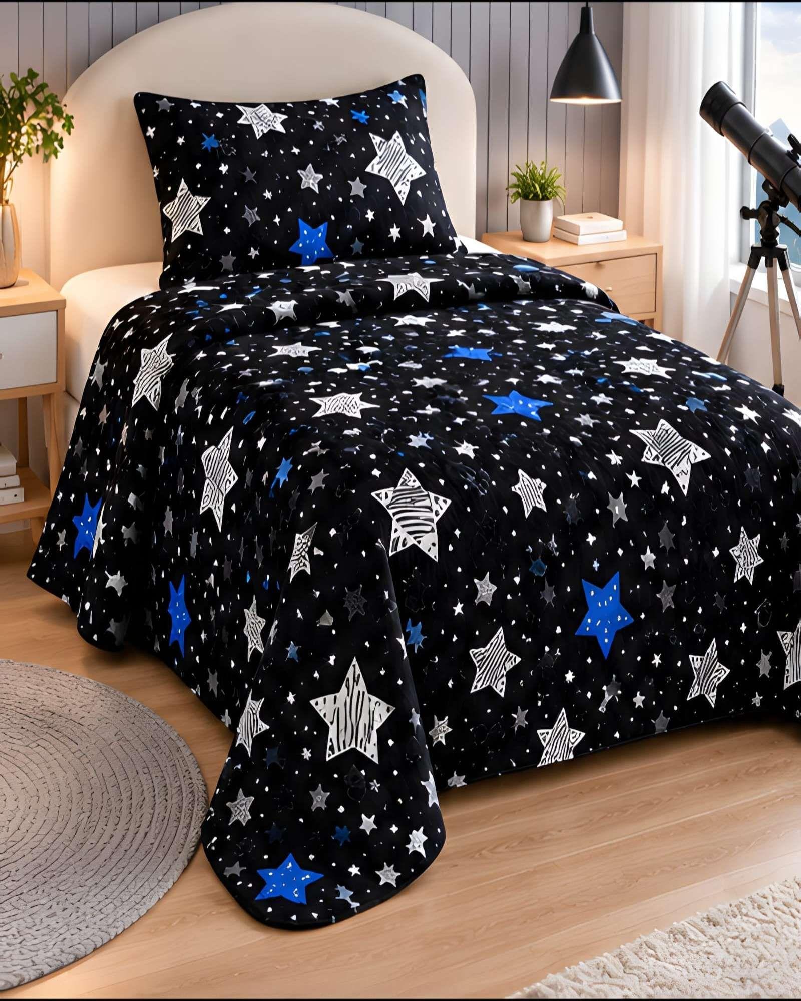 Cubrecamas Quilt De Verano Plaza Y Media Mas Almohada m7-0
