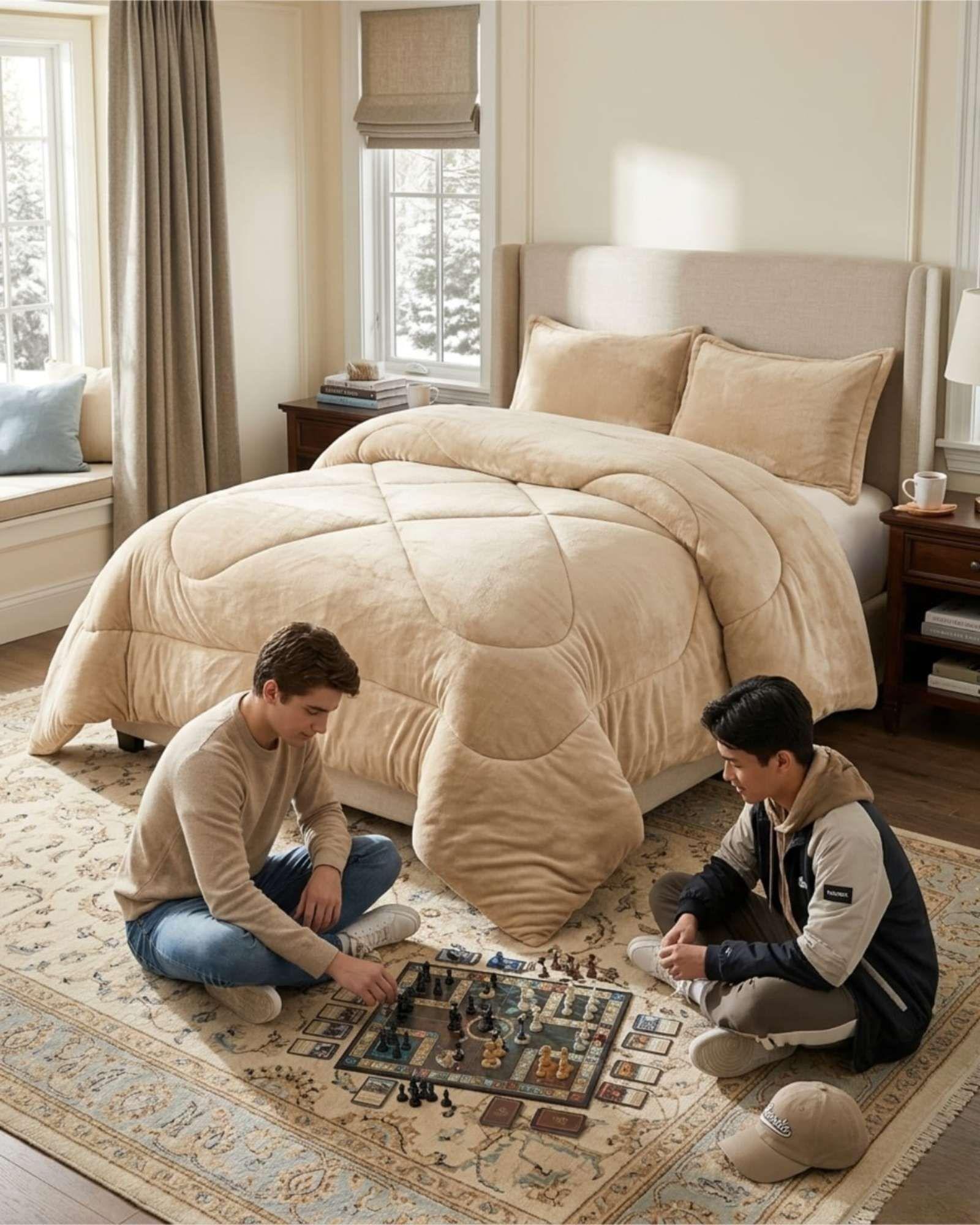 Cubrecama King / Super King Plush con Chiporro Térmico A19-2