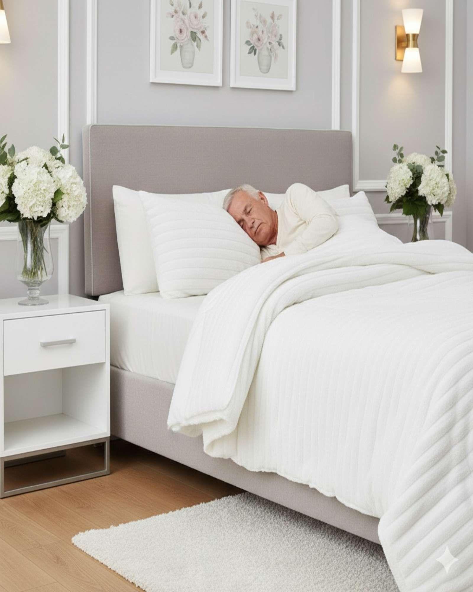 Cubrecama Premium Plush y Chiporro 2 Plazas blanco-3