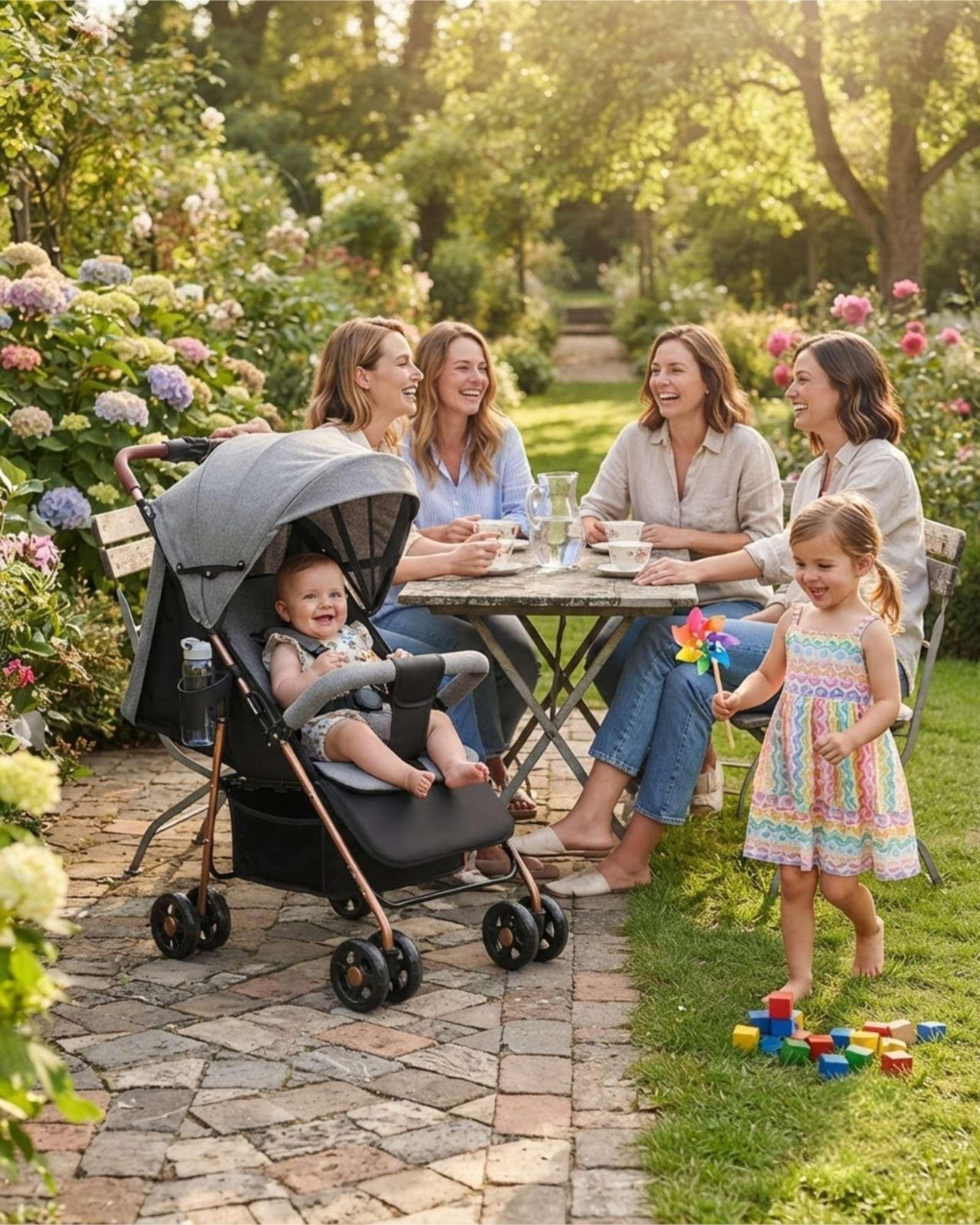 Coche para Bebe Ligero y Moderno con Capota Ajustable m2-4