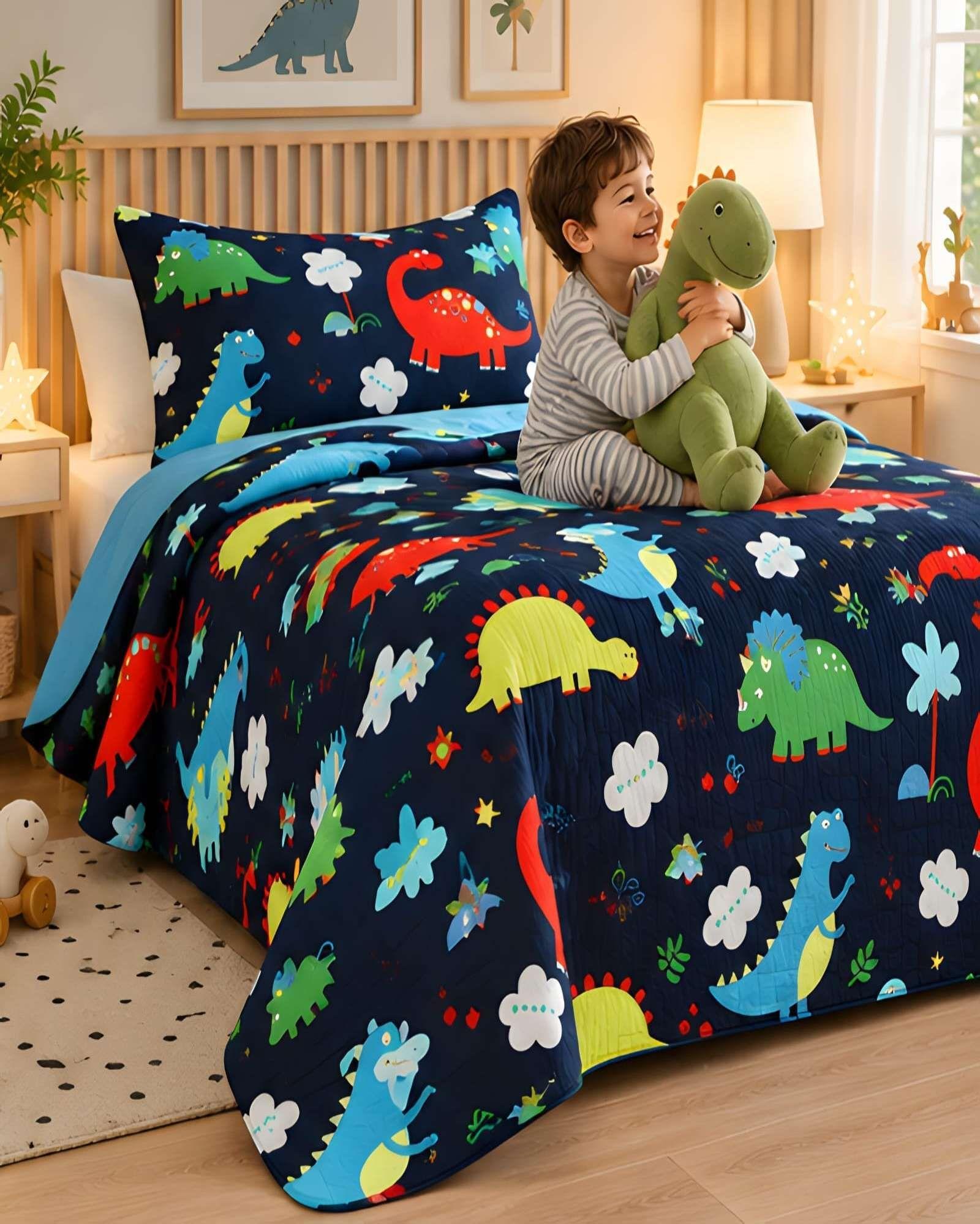 Cubrecamas Quilt de Verano Plaza y Media con Funda 16-0
