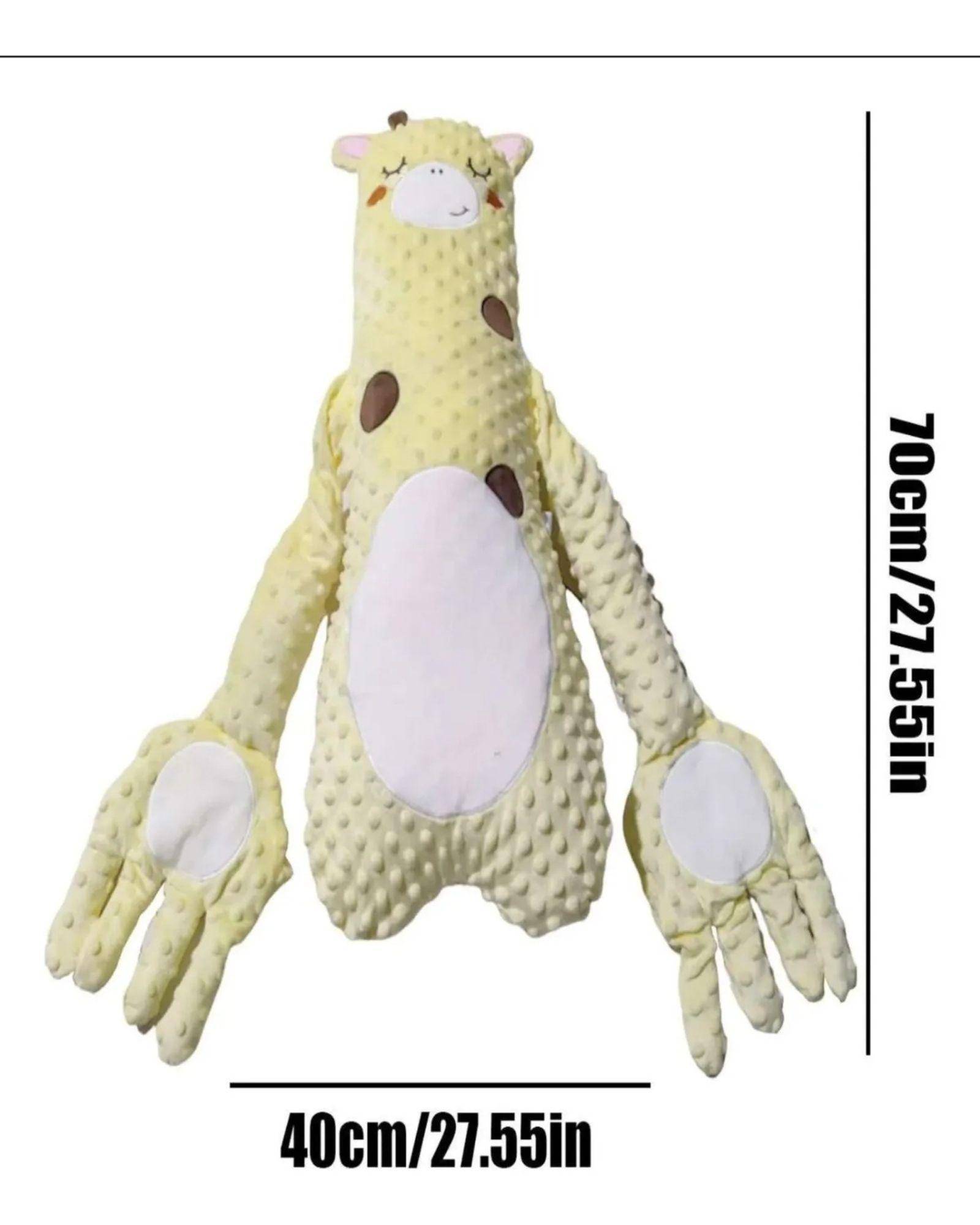 Peluche Palma Calmante Para Bebé Jirafa Amarilla-3