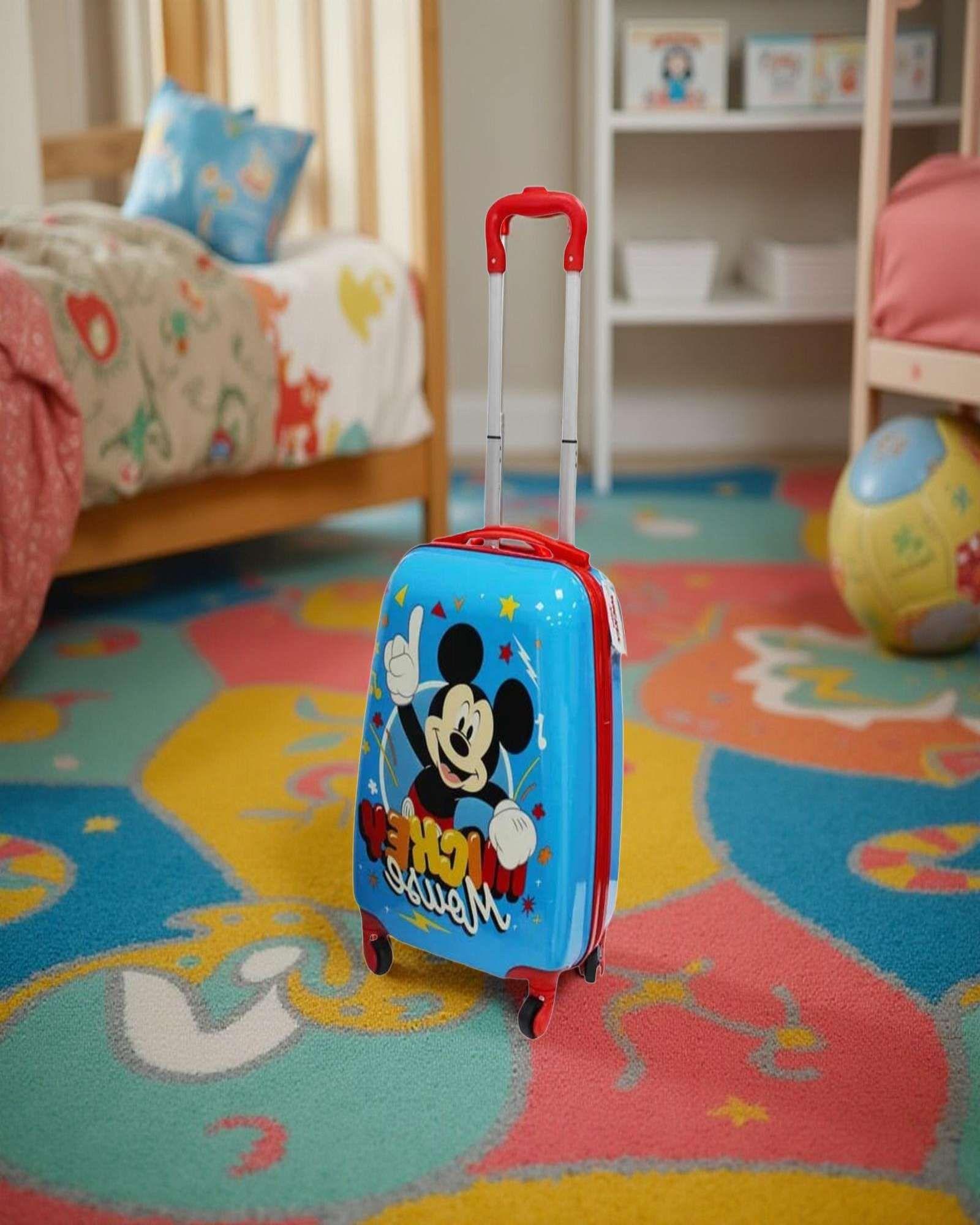 Mochila escolar con 4 ruedas infantil de 16 pulgadas mickey-2