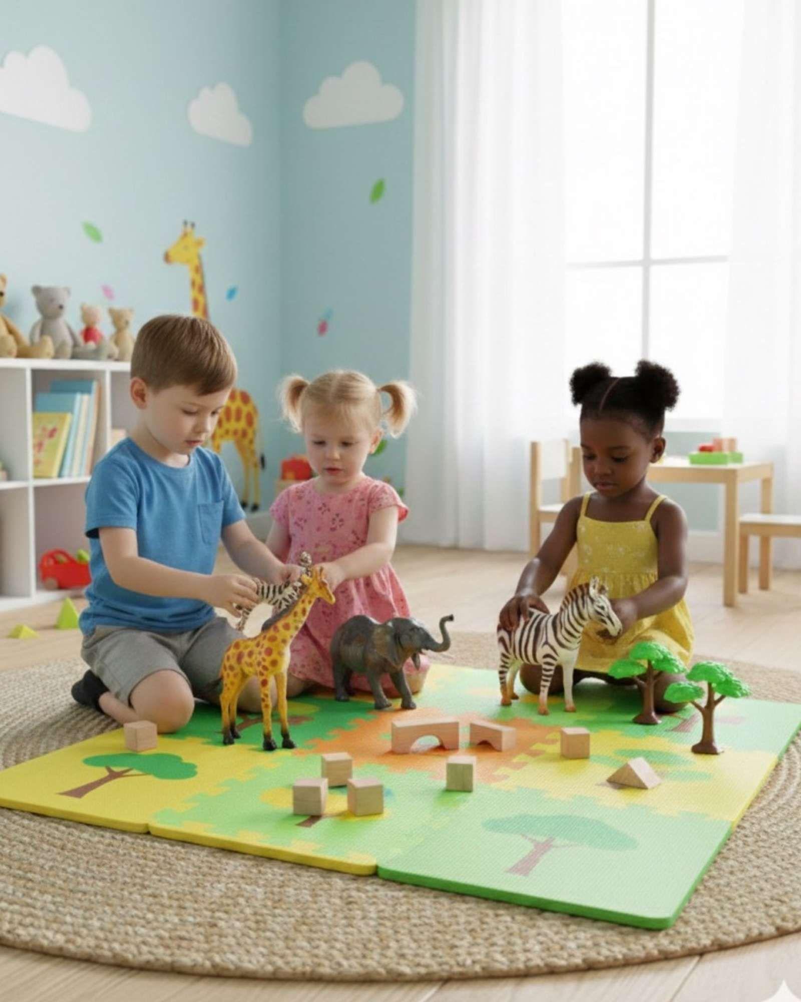 Pack de 3 Figuras animales Realista Decorativa Coleccionable-1