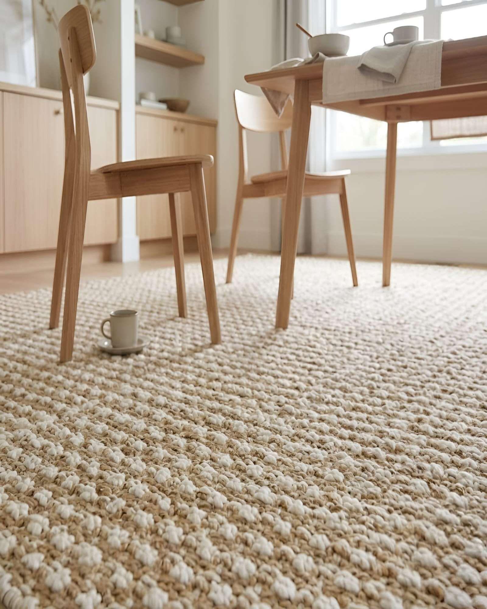 Alfombra Resistente Tejida cuadrada modelo Piña 160X200 A4-2