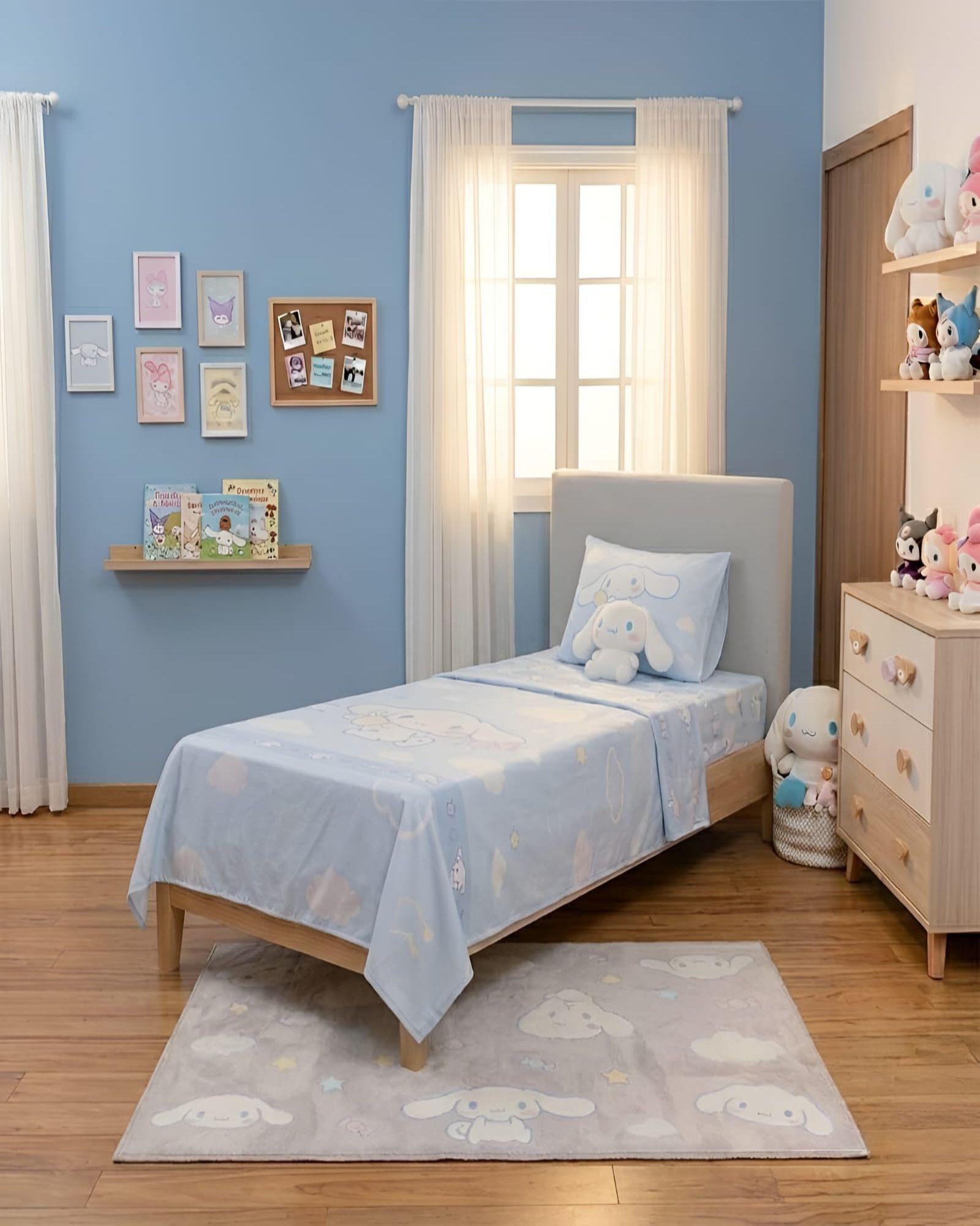 Sabanas infantil Cinamonroll plaza y media Mashini-4