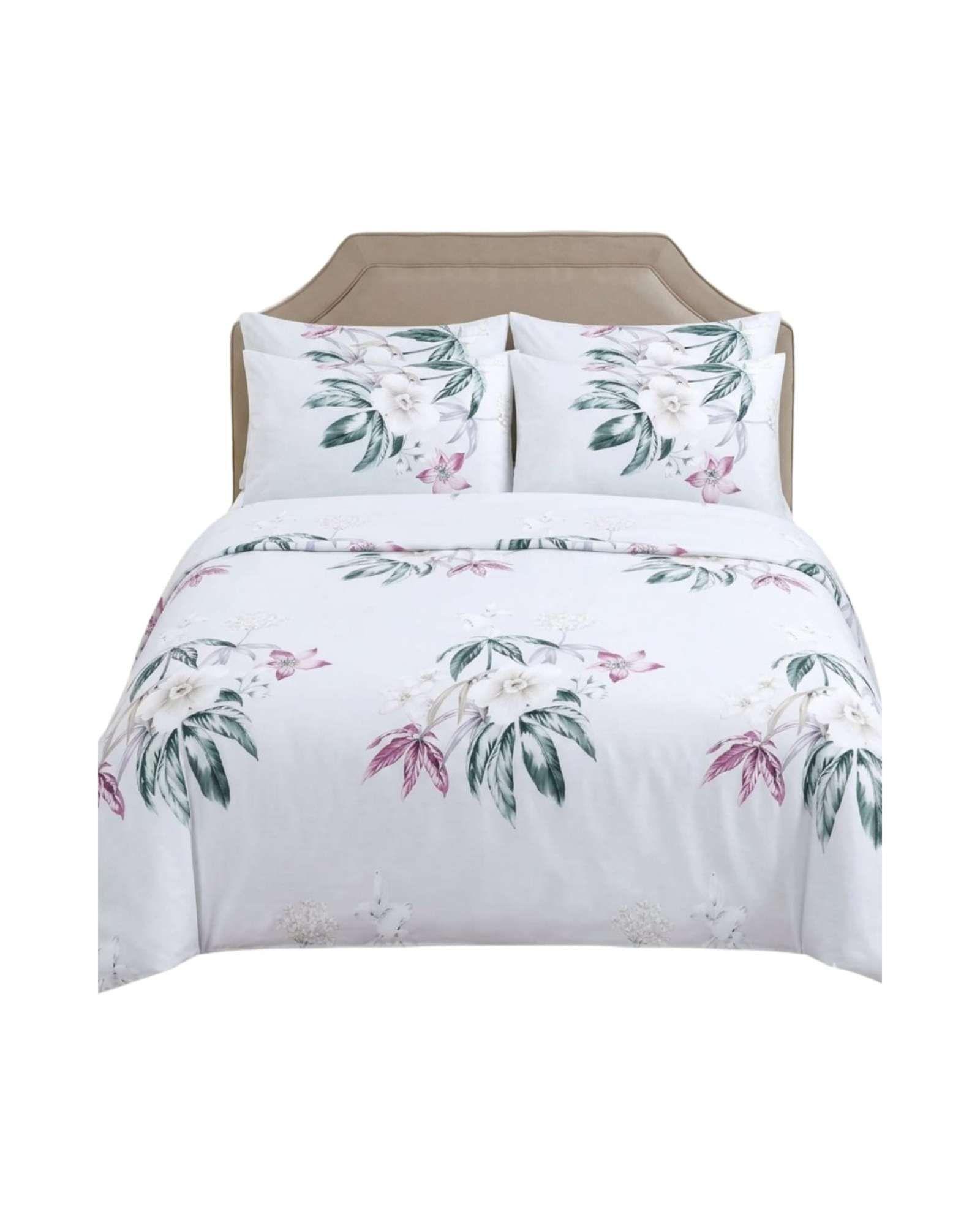 Juego de Sábanas king Resistencia y Elegancia para tu Descanso Diario blanco-2