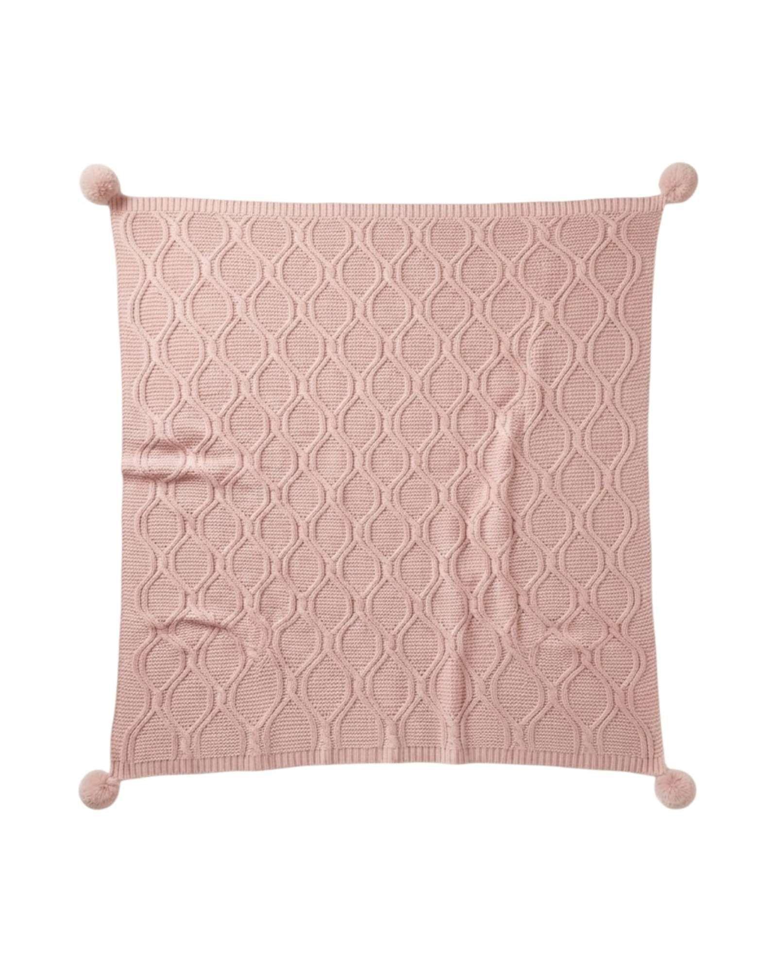 Manta Decorativa de Lujo Con Pompon 130 × 150 CM 01-5