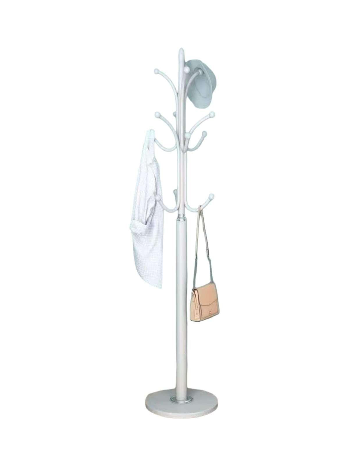 Perchero Pedestal De Ceramica Alta resistencia y  firmeza 178cm Elegante BLANCO-2