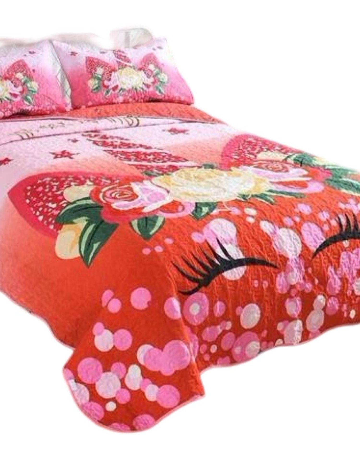 Cubrecama Quilt 2 Plazas+2 Fundas Verano Fresco 13n61-1