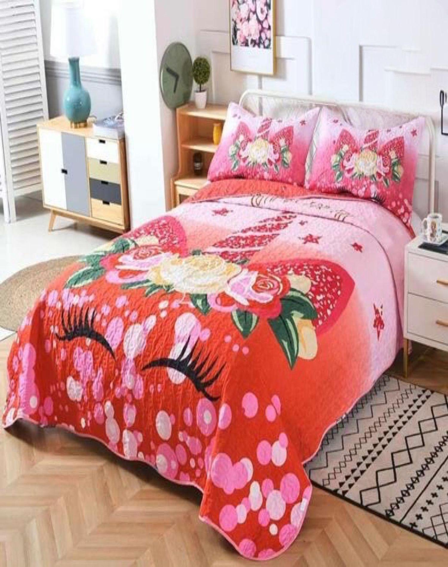 Cubrecama Quilt 2 Plazas+2 Fundas Verano Fresco 13n61-2