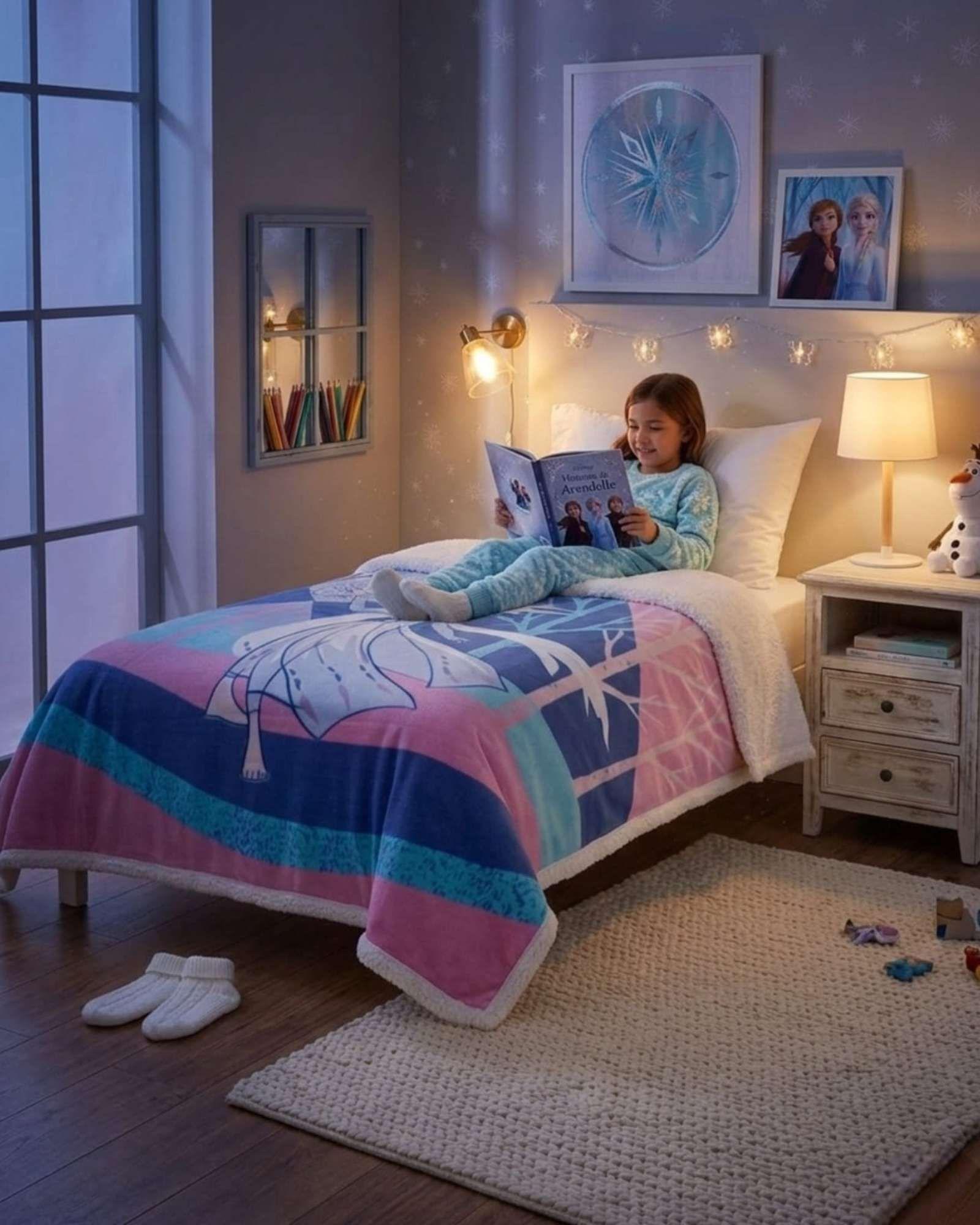 FRAZADAS POLAR SHERPA PLAZA Y MEDIA m3-4