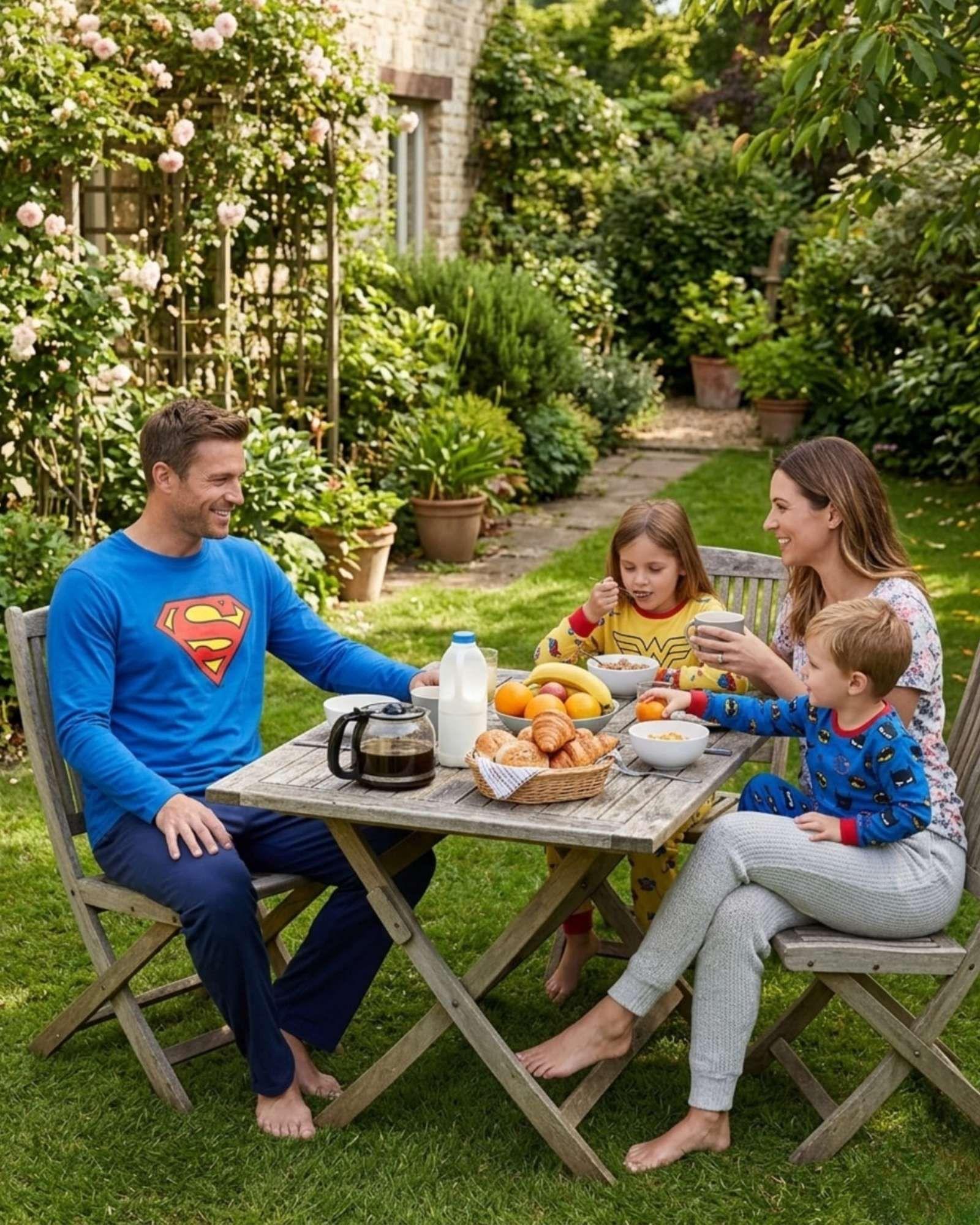 Pijama Hombre Superman Micropolar Térmico Invierno Talla M A3-3