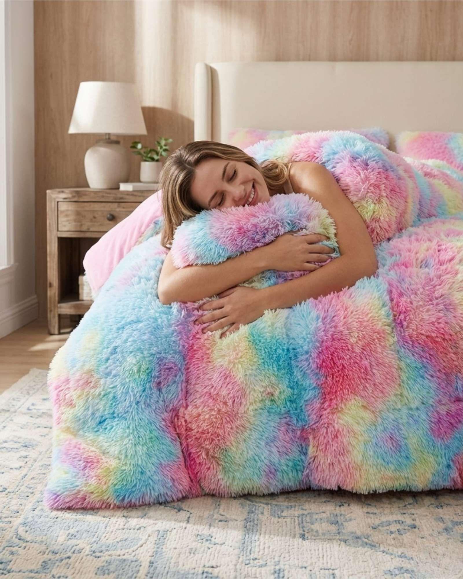 Plumón 2 Plazas Chiporro Sherpa Extra Cálido + Fundas multicolor-3