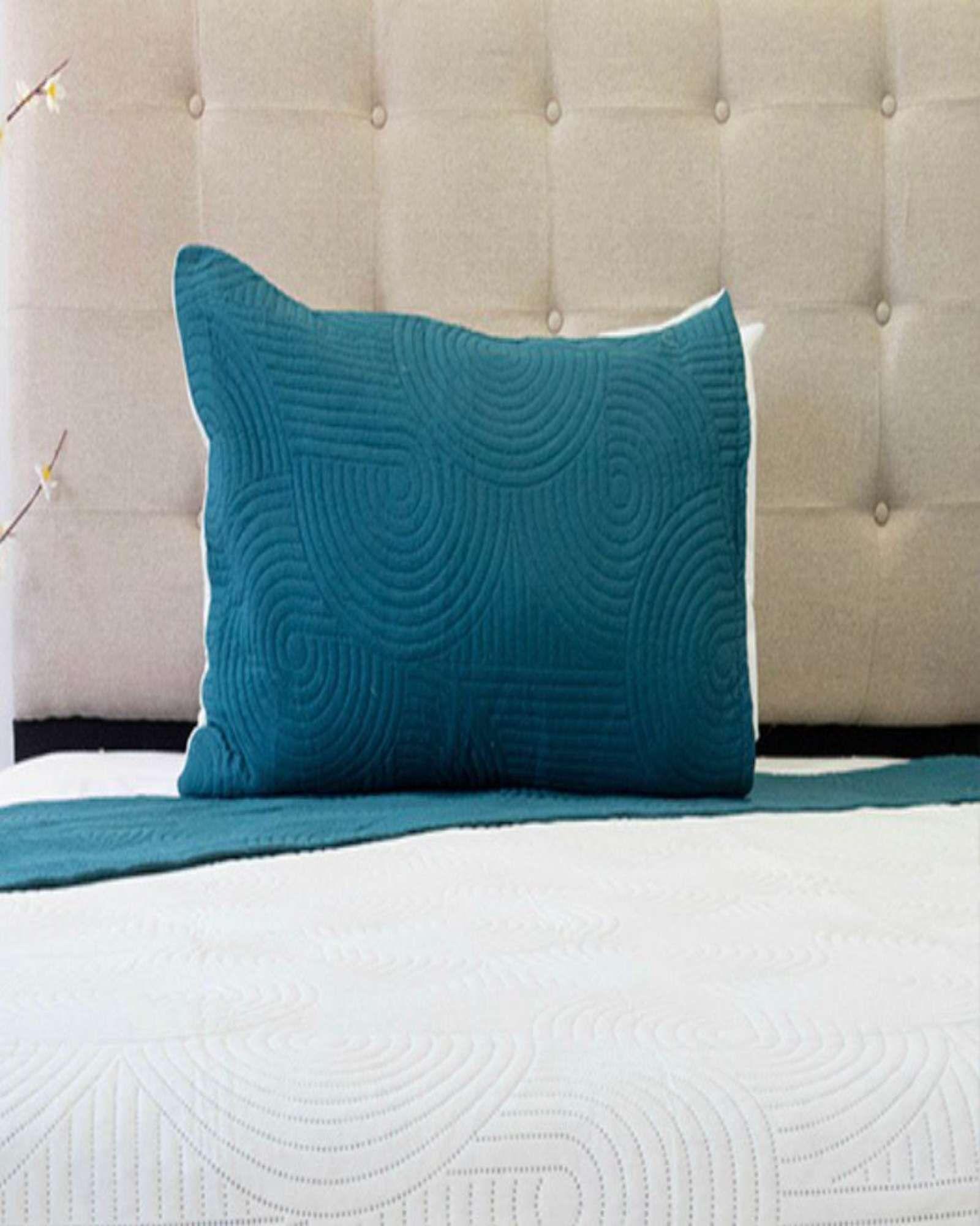 Cubrecama Quilt Bicolor plaza y media Doral M05-2