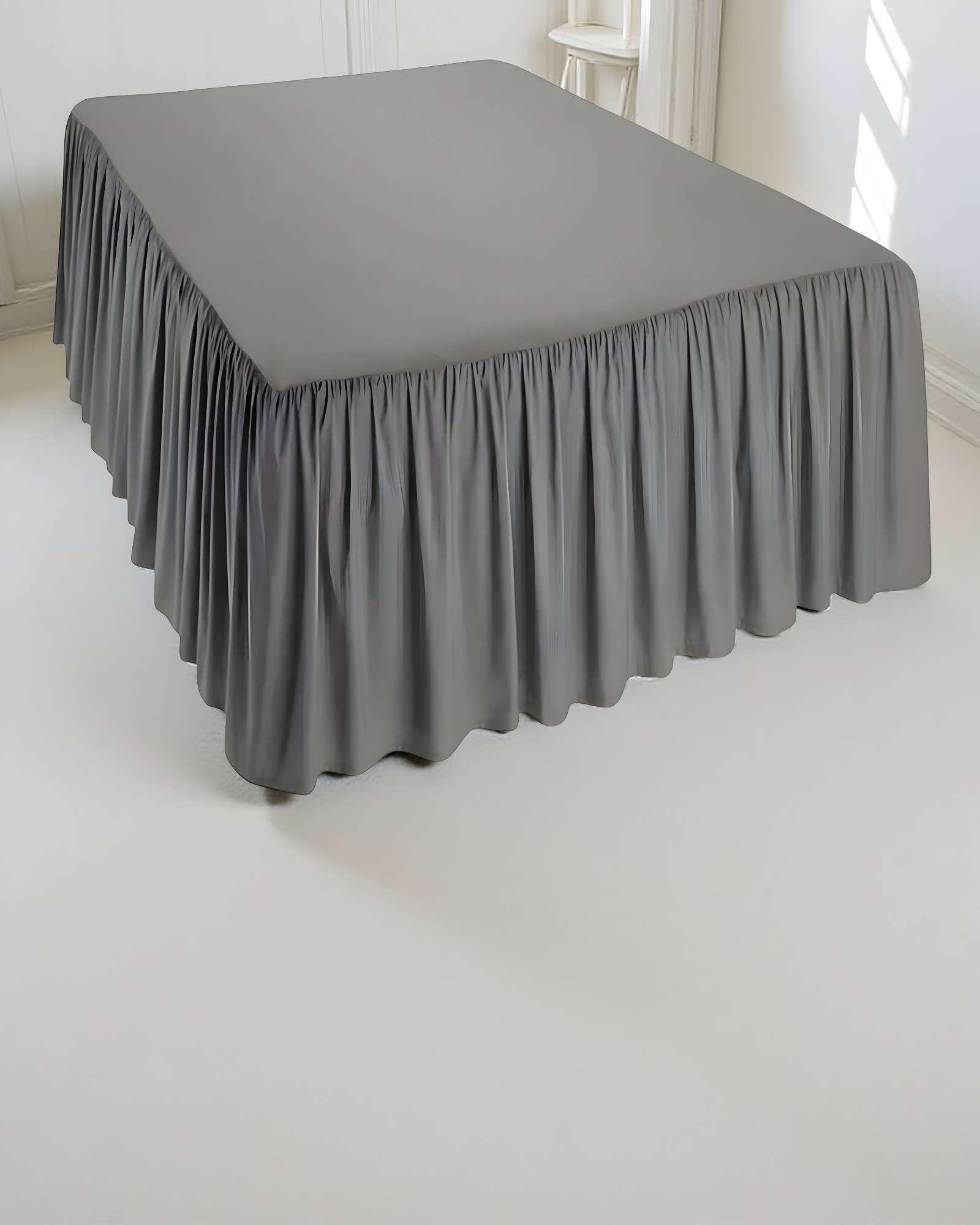 FALDON DE CAMA SIN FUNDA 2 PLAZAS GRIS-2