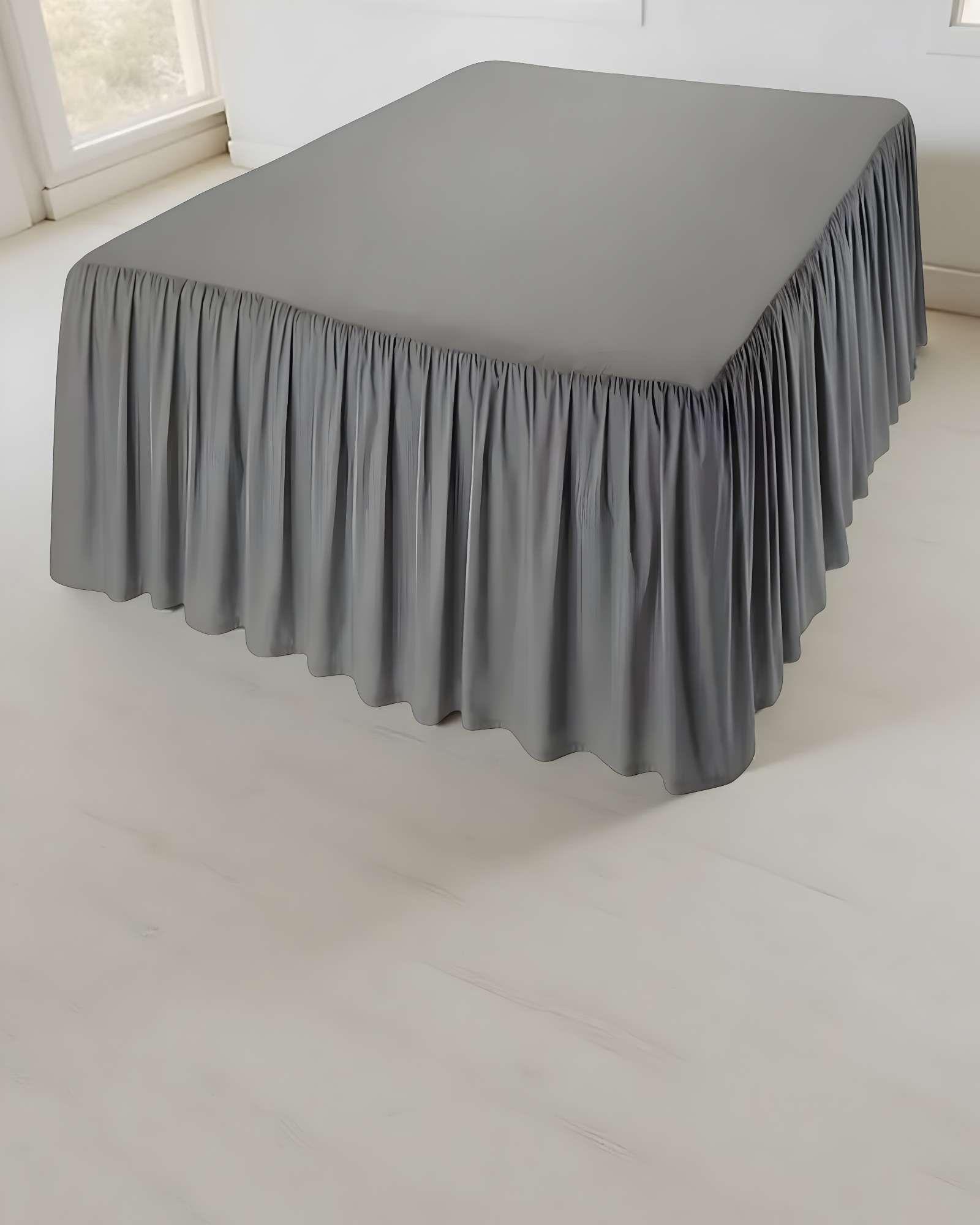 FALDON DE CAMA SIN FUNDA 2 PLAZAS GRIS-3