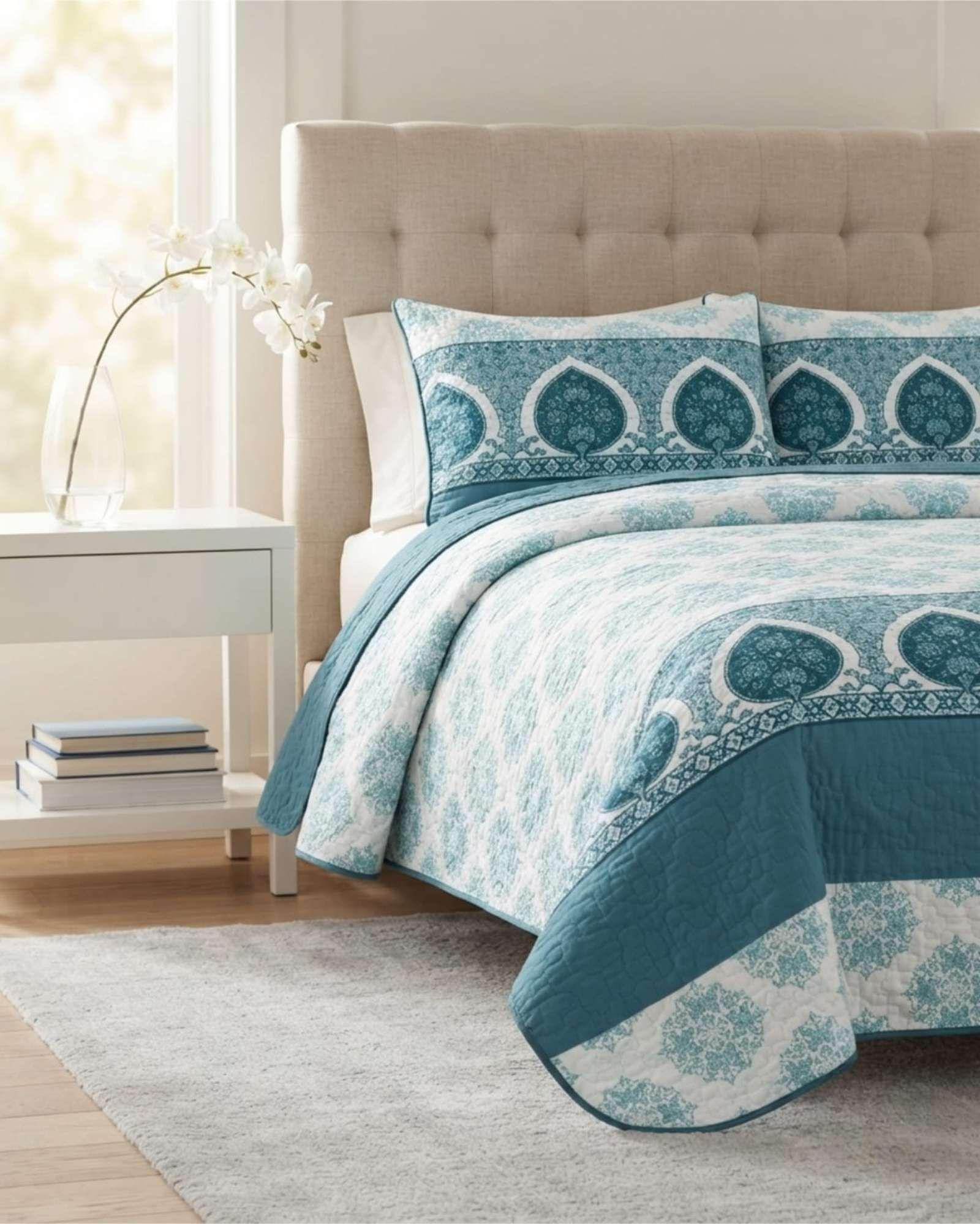 Quilt Cubrecama Delgado Verano Super King + 2 Almohadas 05-0