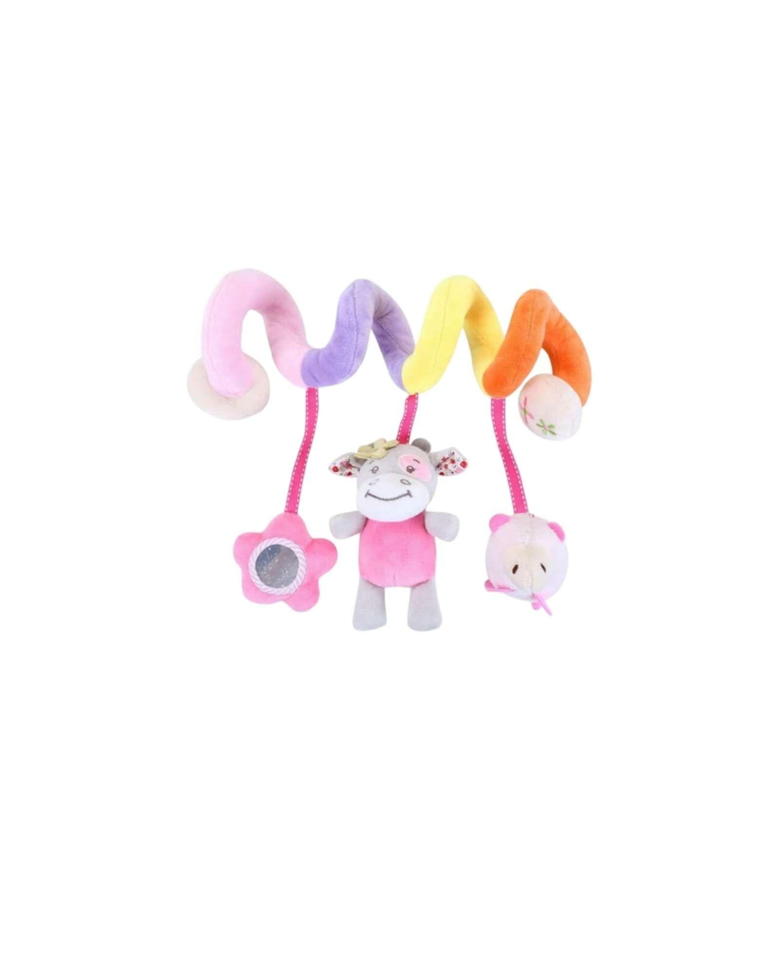 Espiral De Actividades Y Sonajero Para Bebe Estimulacion Cuna y Coche-5