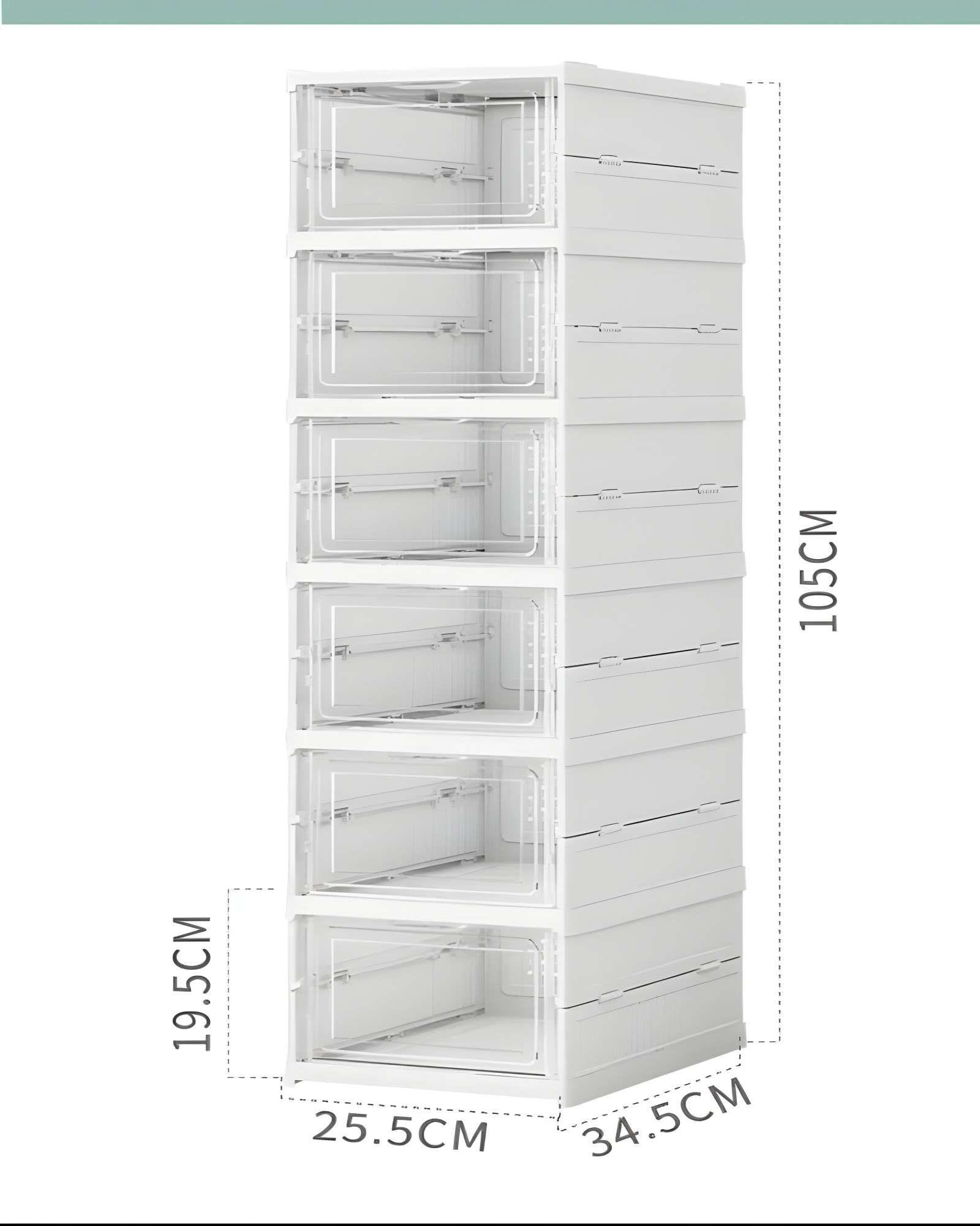 ORGANIZADOR DE ZAPATOS 6 NIVELES PLEGABLE-2