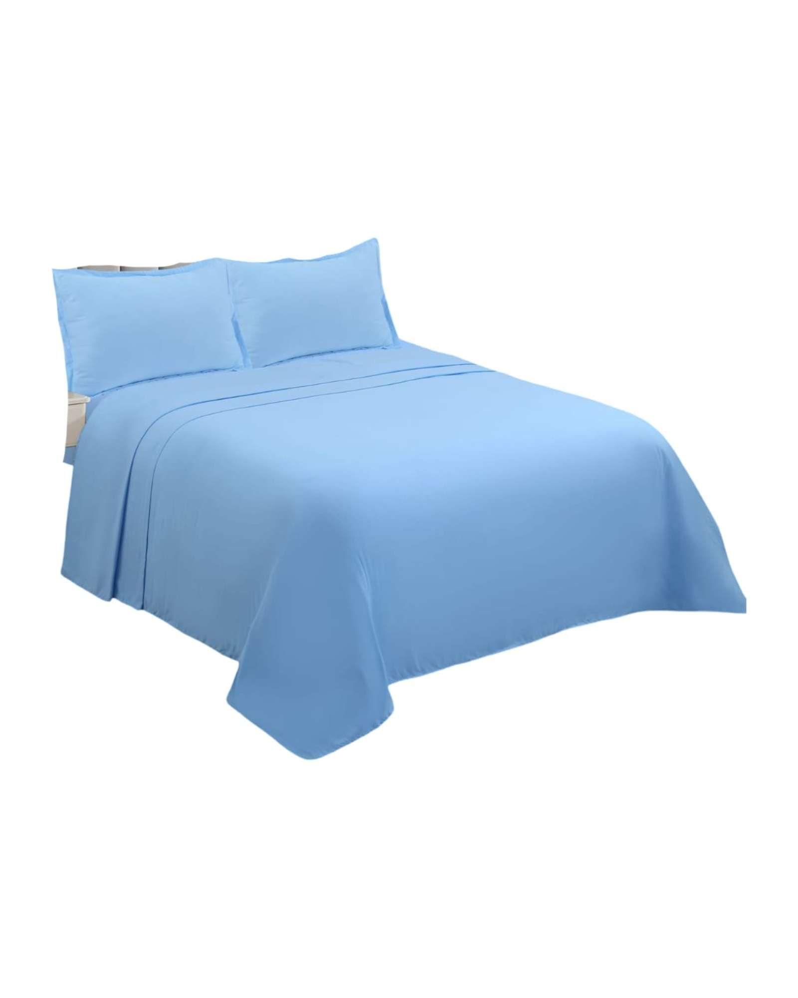 Juego De Sabanas Lisas Estilo Elegante Y Moderno King m7-4