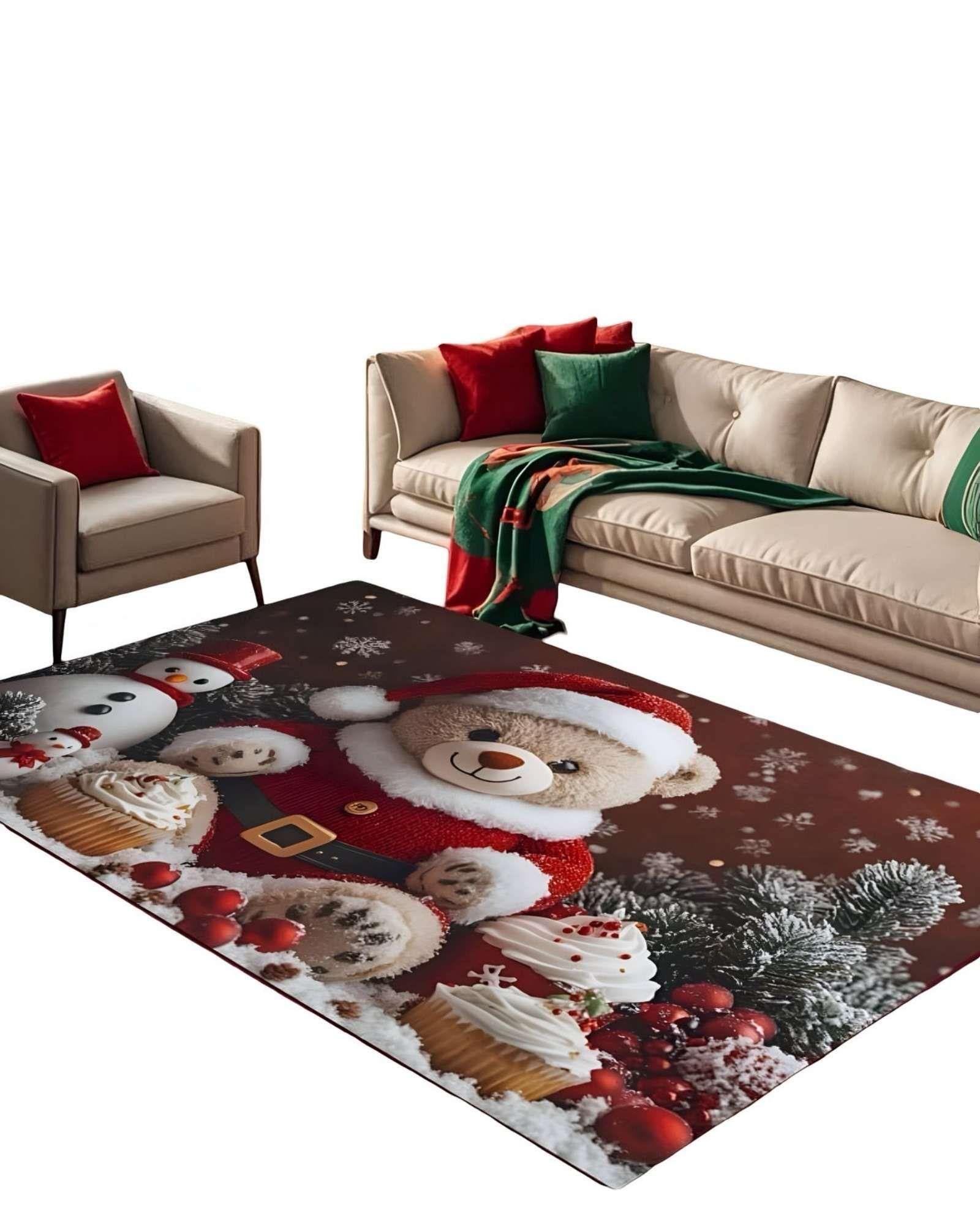 ALFOMBRA NAVIDAD PARA LIVING O COMEDOR 240cm 200cm A09-1