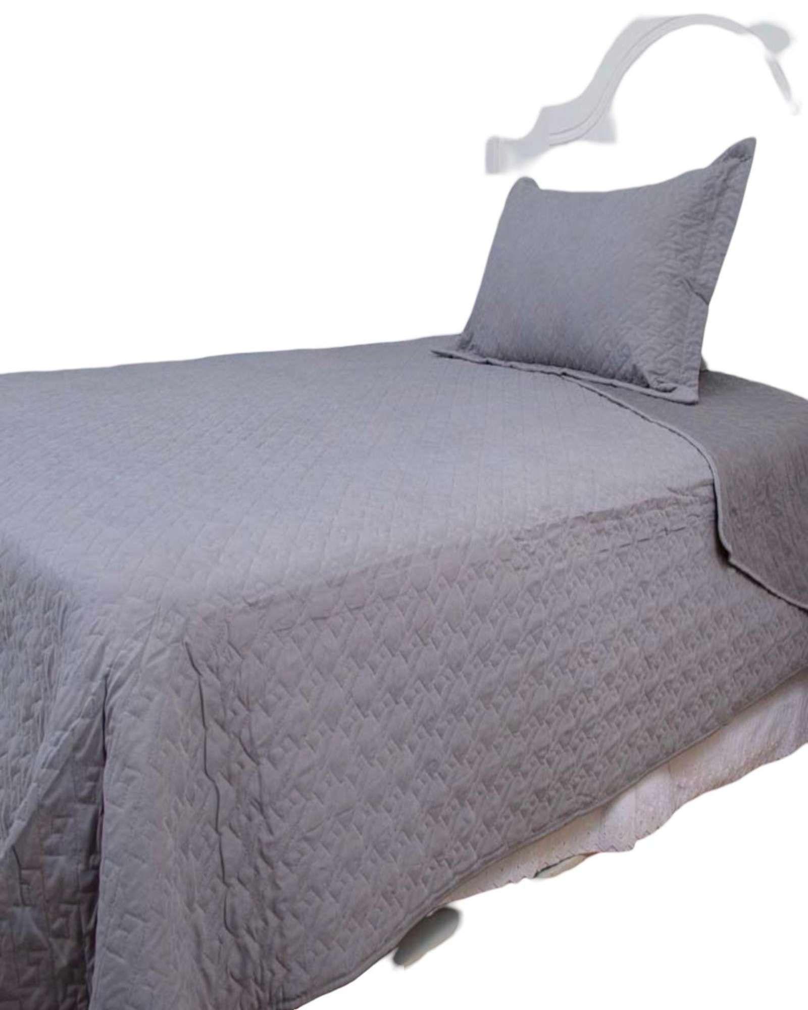 Quilt MAS 1 ALMOHADA DE REGALO plaza y media Doral-3