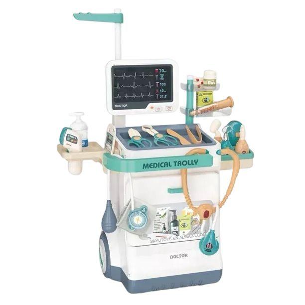 SET DE JUEGO CONSULTORIO MEDICO ELECTROCARDIOGRAMA-0