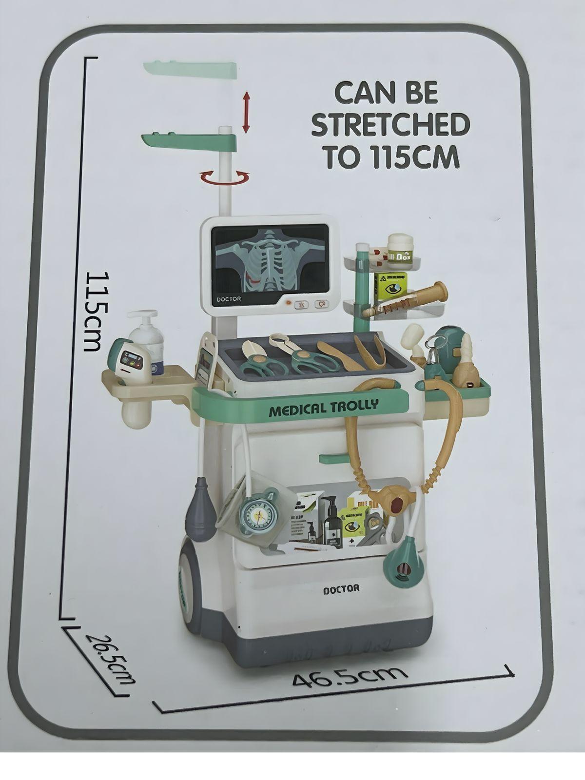 SET DE JUEGO CONSULTORIO MEDICO ELECTROCARDIOGRAMA-3