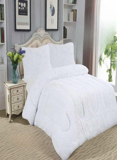 CUBRECAMA PELUDO DE INVIERNO 1 PLAZA Y MEDIA *12-2