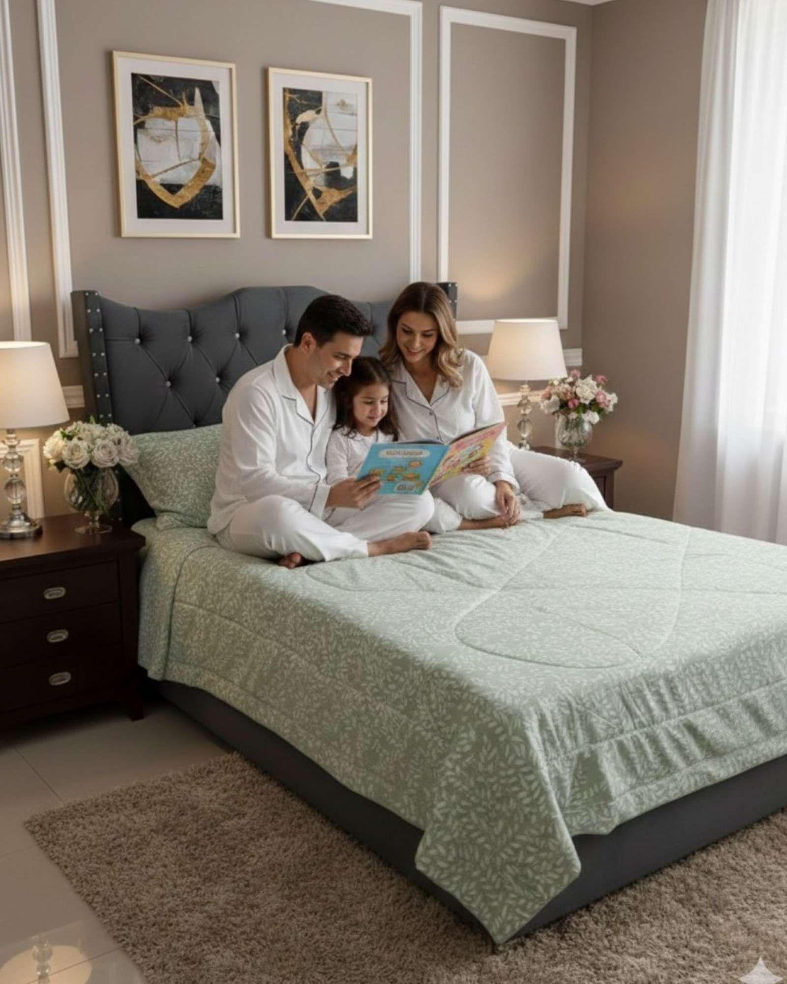 Juego de Plumón Nórdico Ligero King + 2 Almohadas F9-2