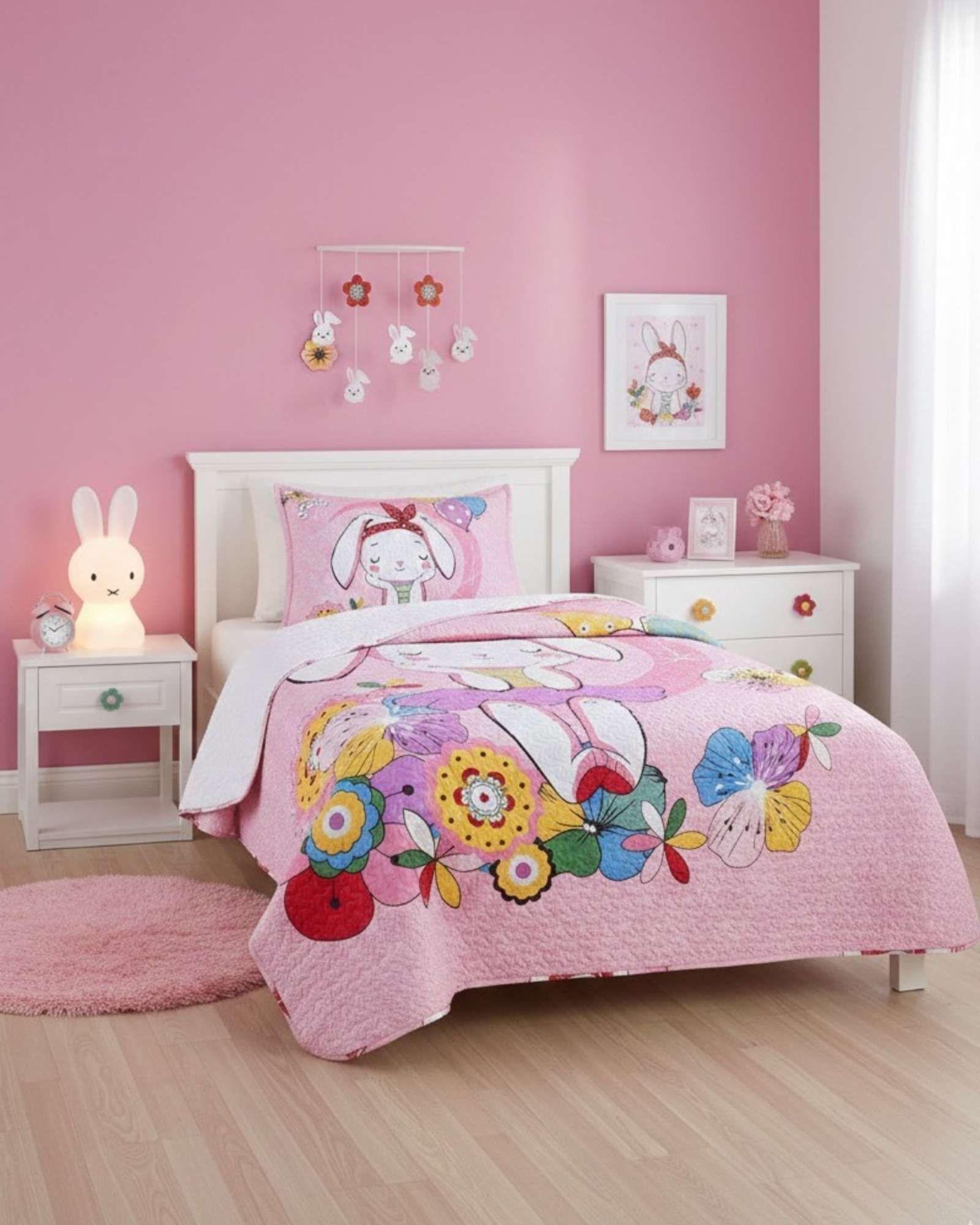 QUILT SHERPA COBERTOR PLAZA Y MEDIA DINOSAURIOS-2