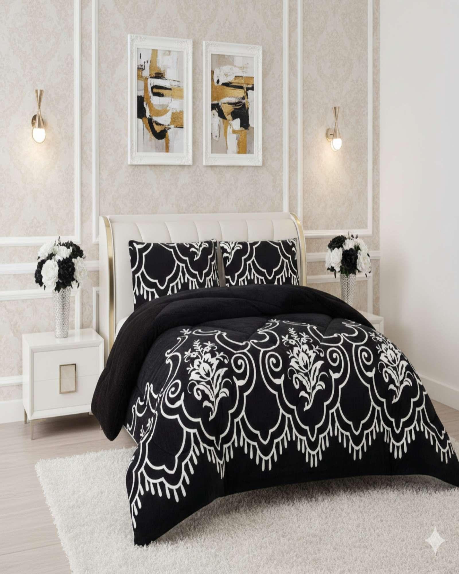 Set de Cubrecama con Chiporro mas sabana 2 plaza Extra Suave M6-4