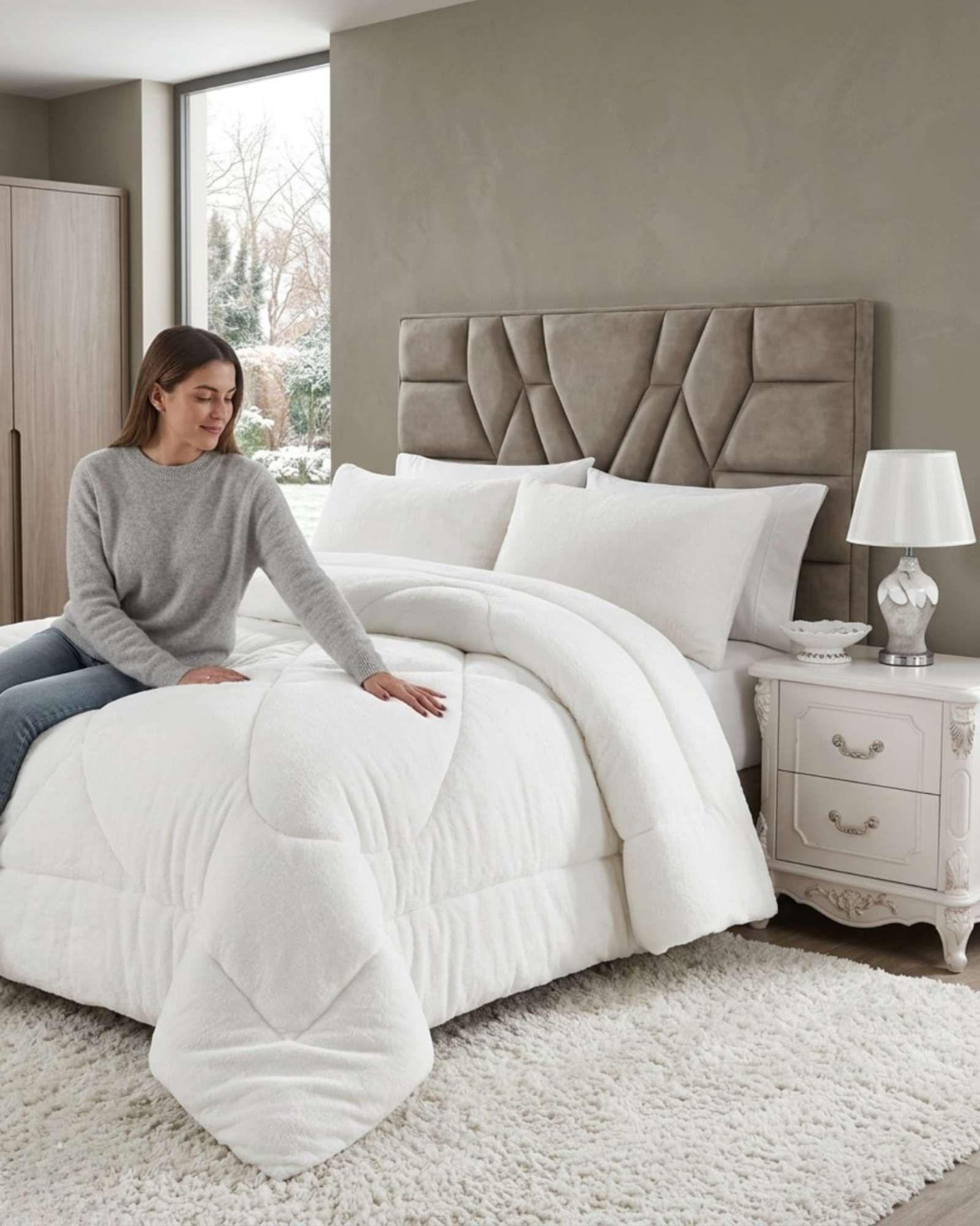 Cubrecama King / Super King Plush con Chiporro Térmico A16-2